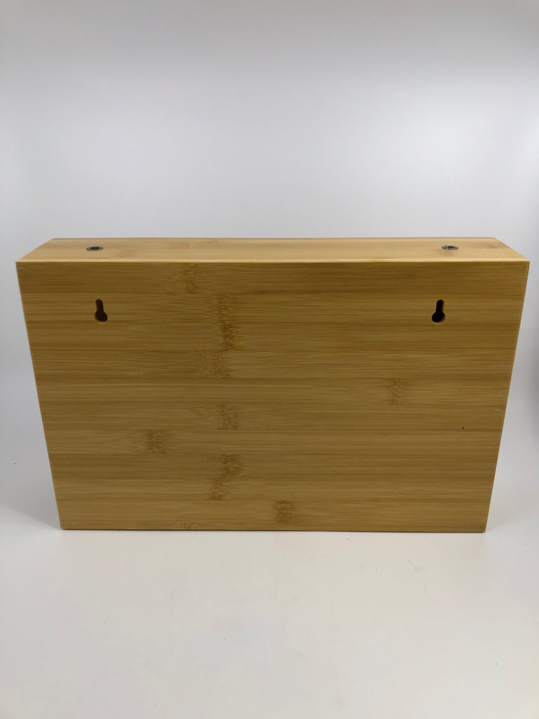 BAMBOO FOIL AND PLASTIC WRAP ORGANIZER.