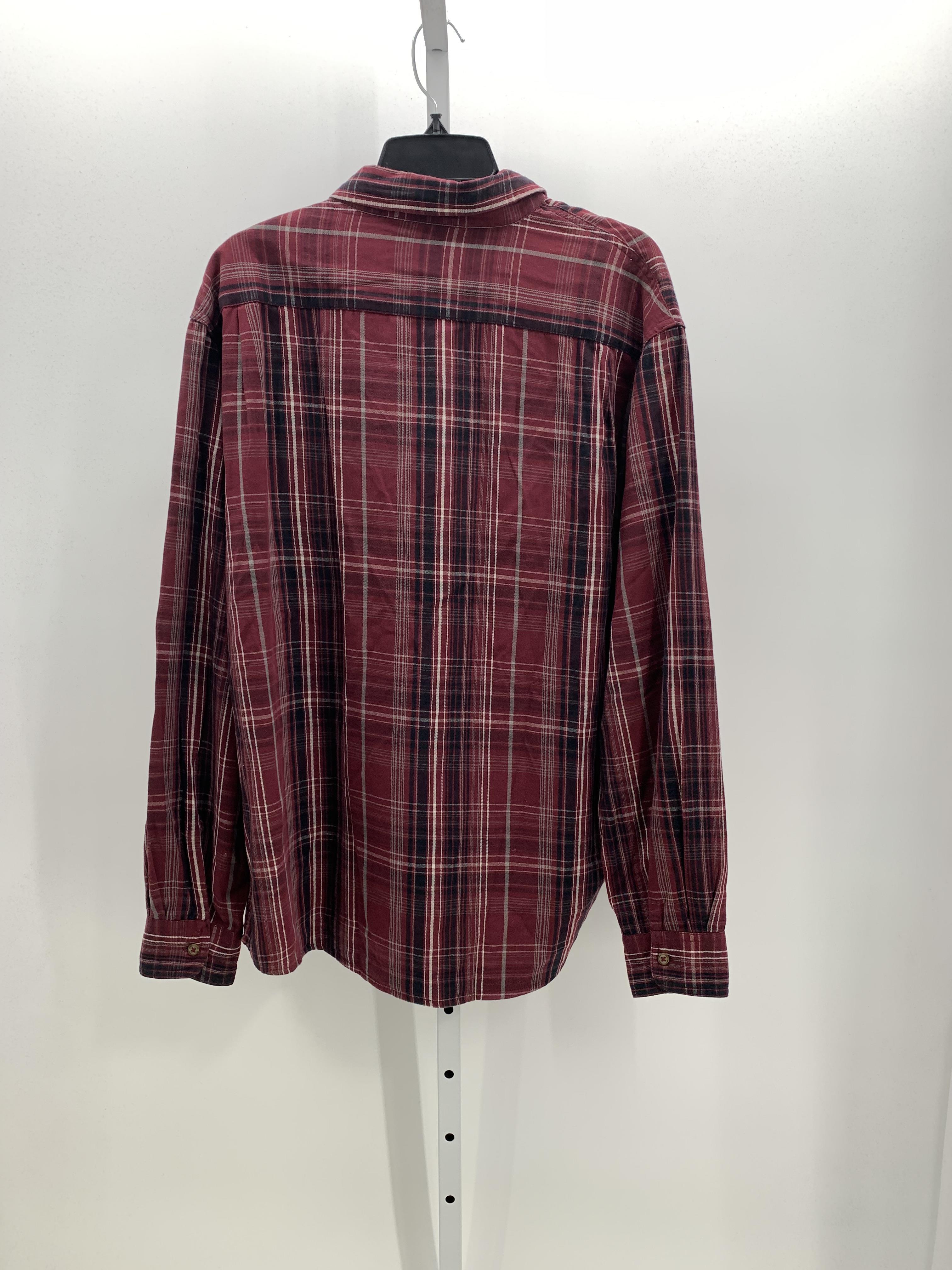 BLACK PLAID BTN DOWN