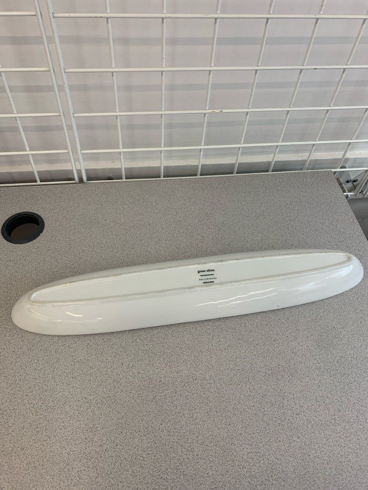 POTTERY BARN GREAT WHITE OLIVE TRAY.