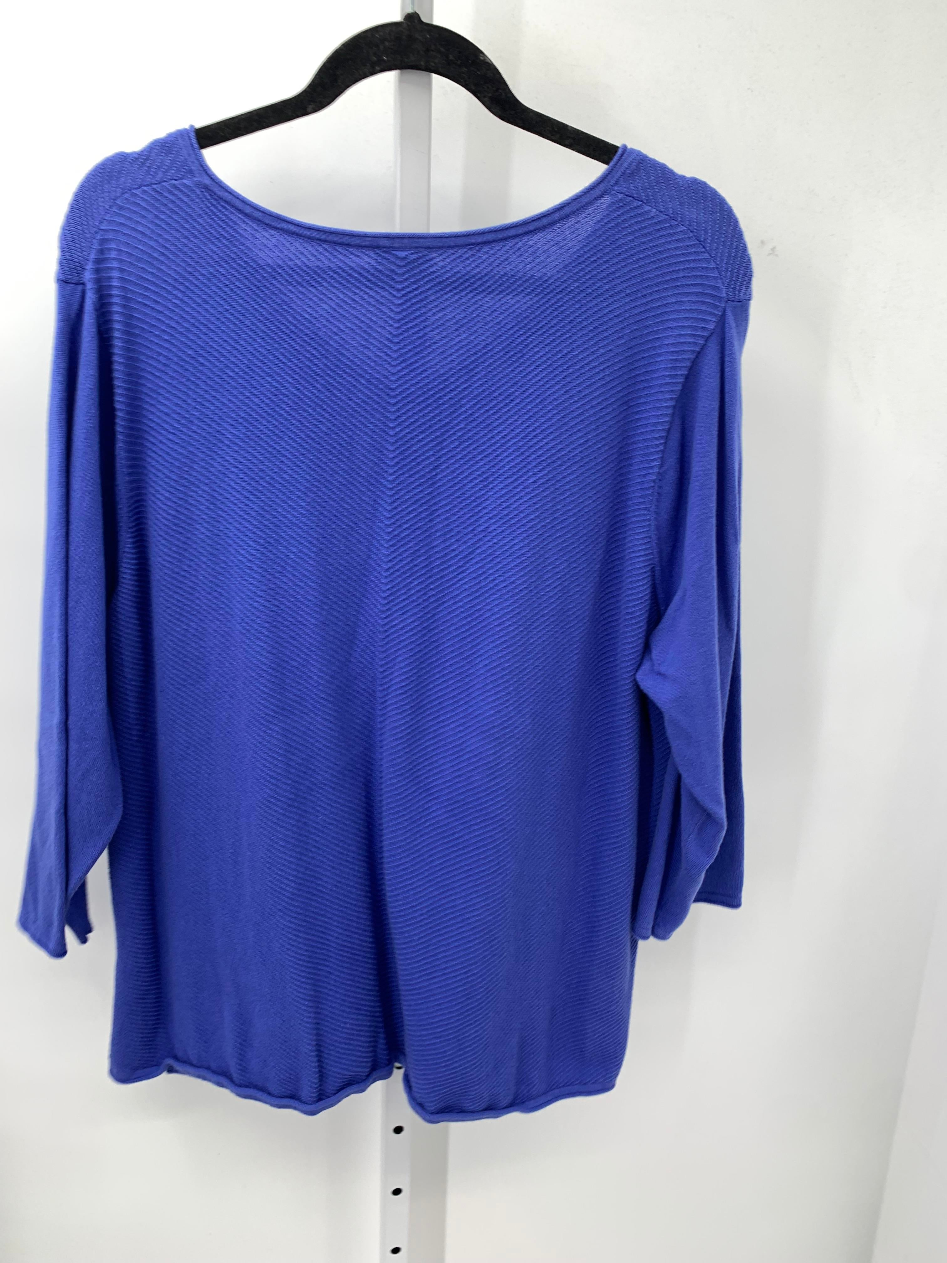 Talbots Size 2X Womens 3/4 Sleeve Sweater
