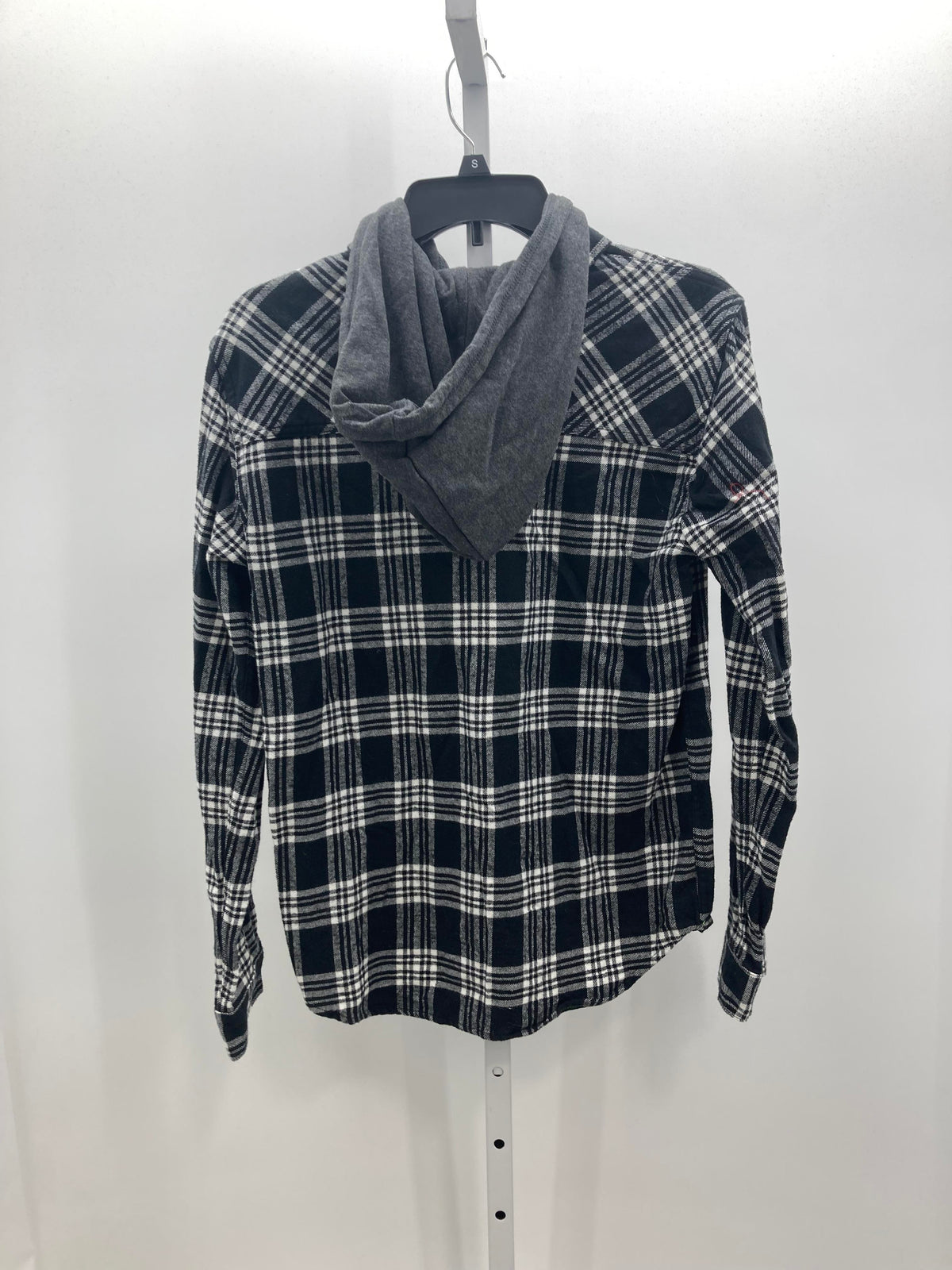 HOODED PLAID