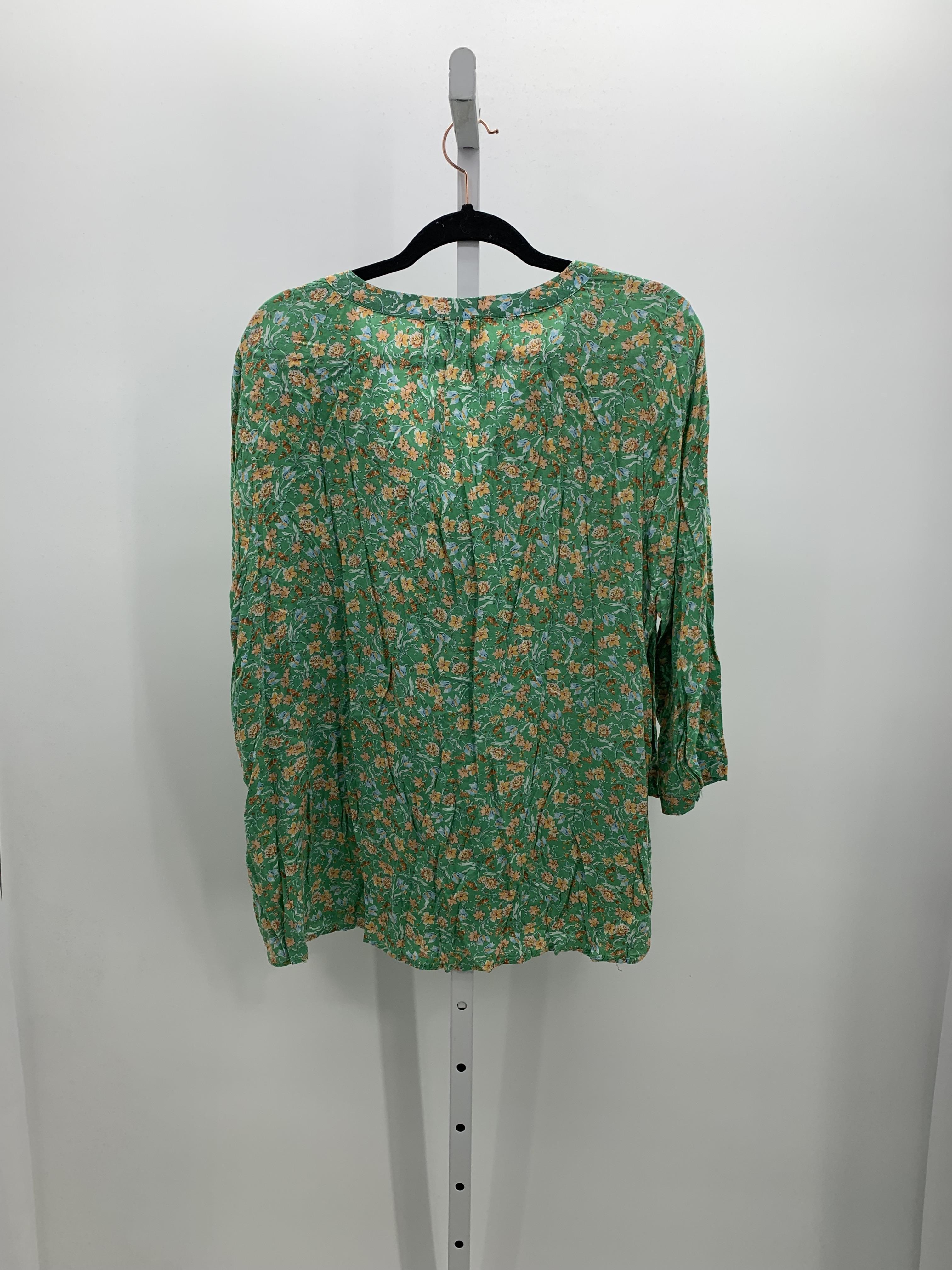 Jones New York Size 1X Womens 3/4 Sleeve Shirt