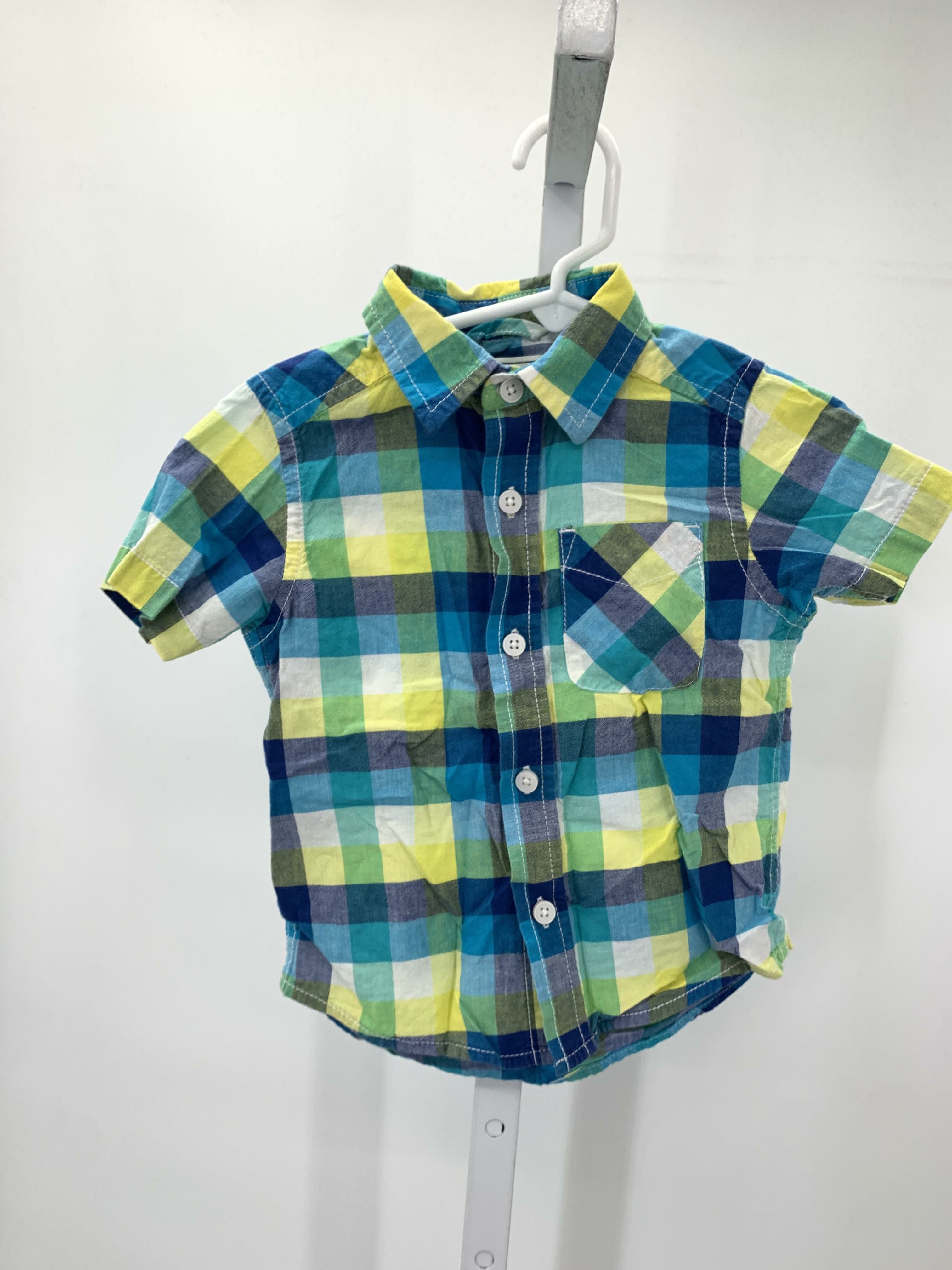 PLAID BTN DOWN