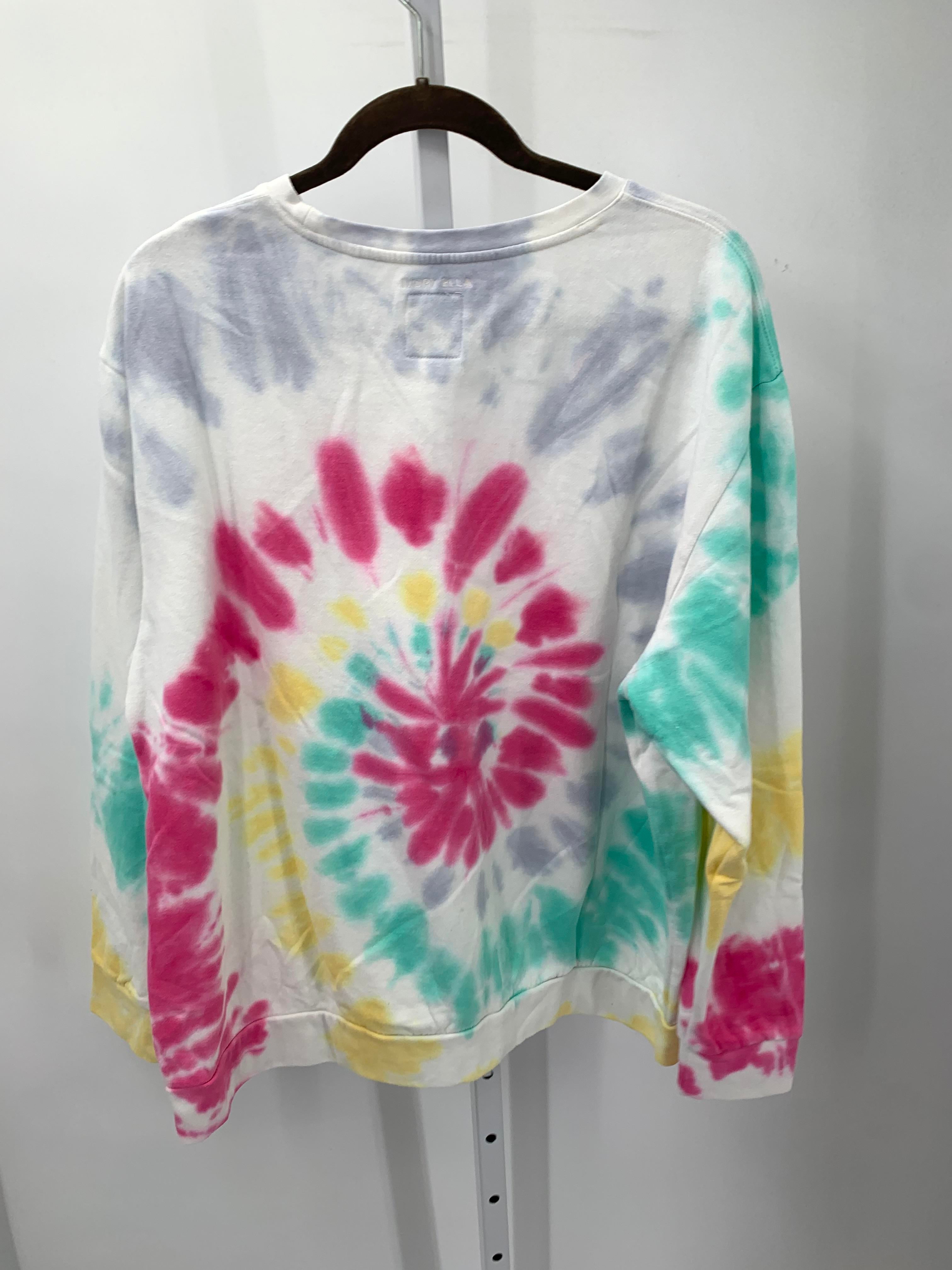 Ivory Ella Size Large Juniors Long Sleeve Shirt