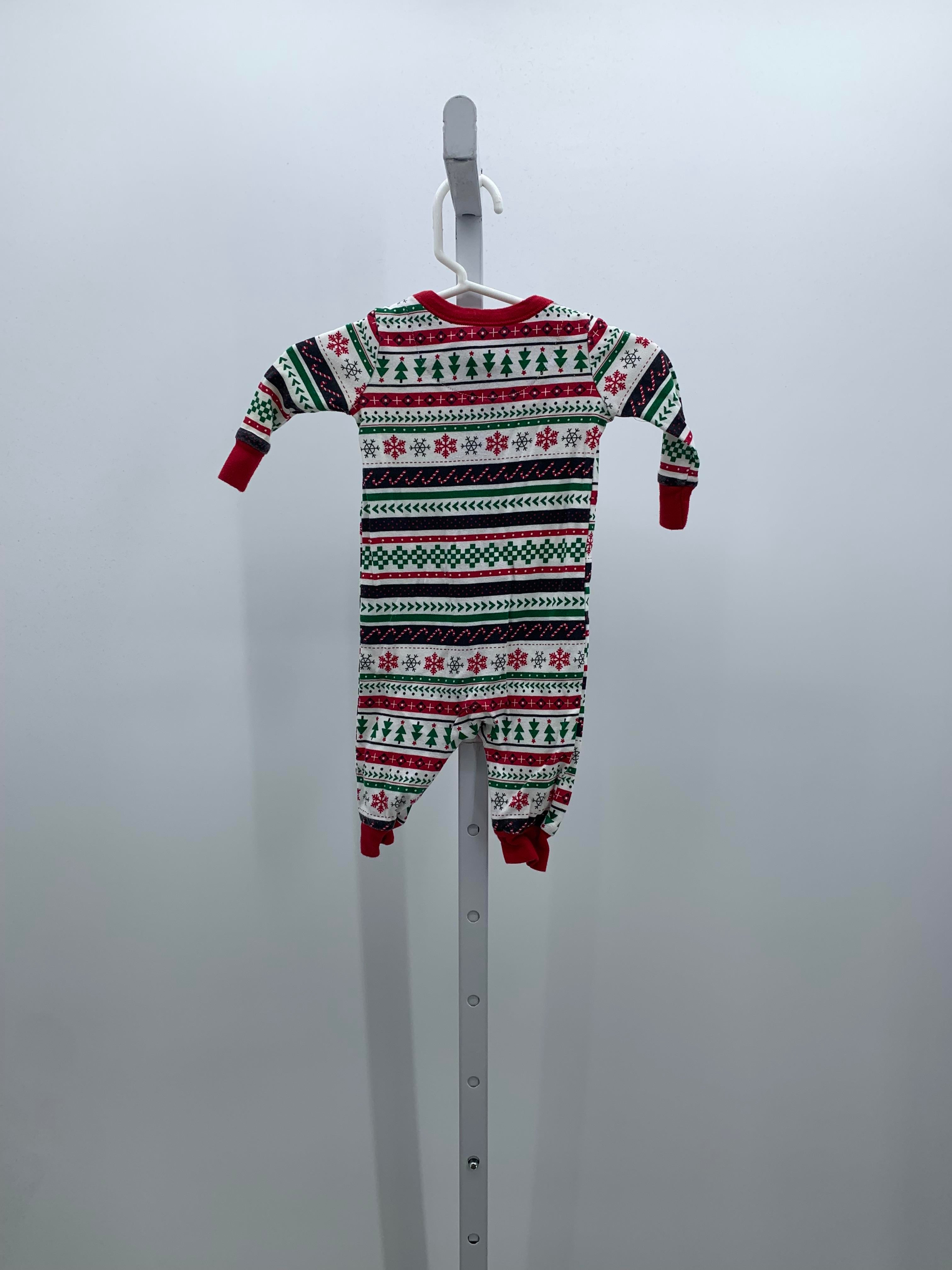 LONG SLV ROMPER PATTERN STRIPES