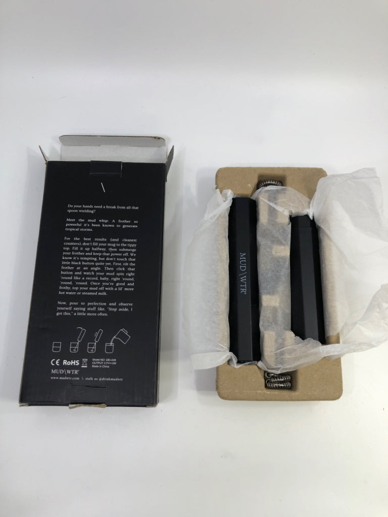 NIB WHIP DOUBLE WHISK FROTHER.