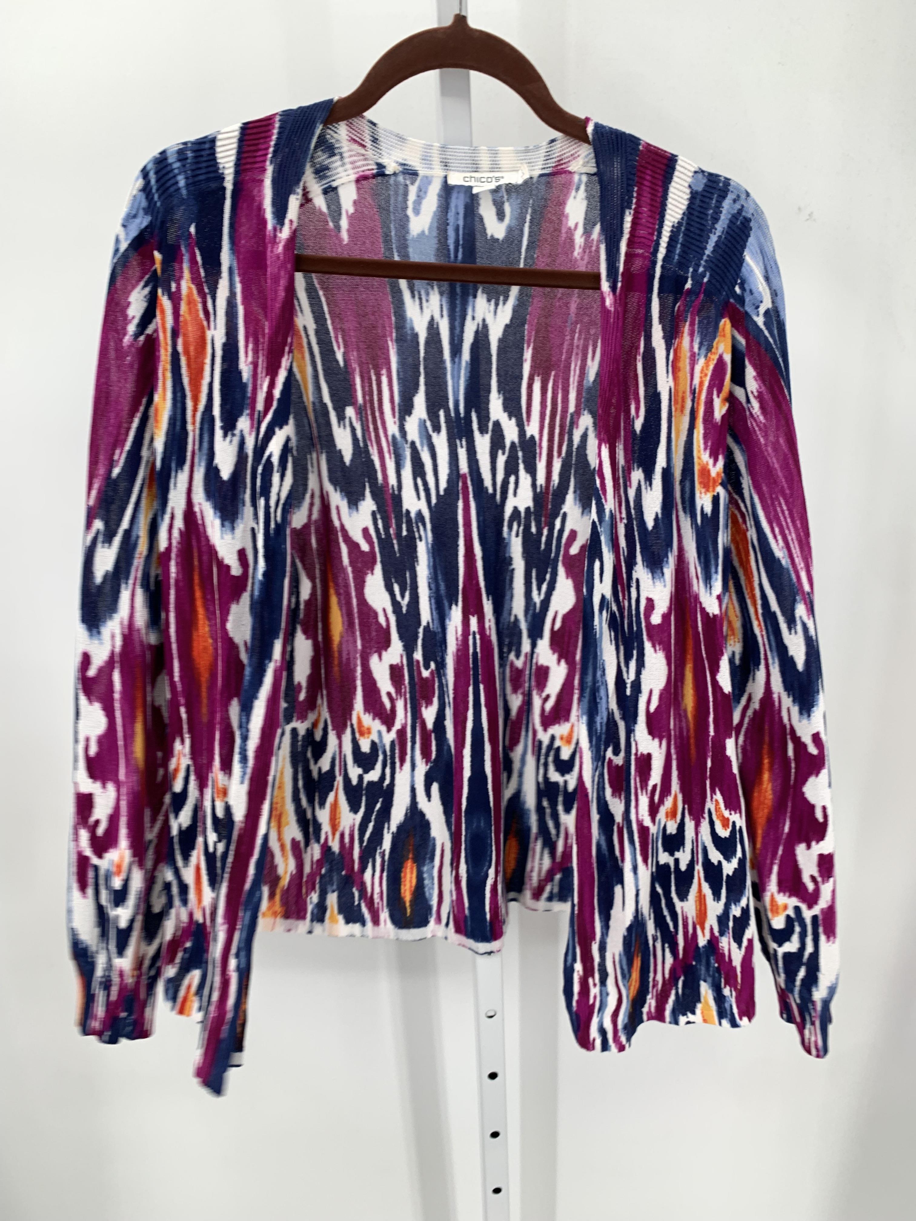 Chico's Size Large Misses Cardigan