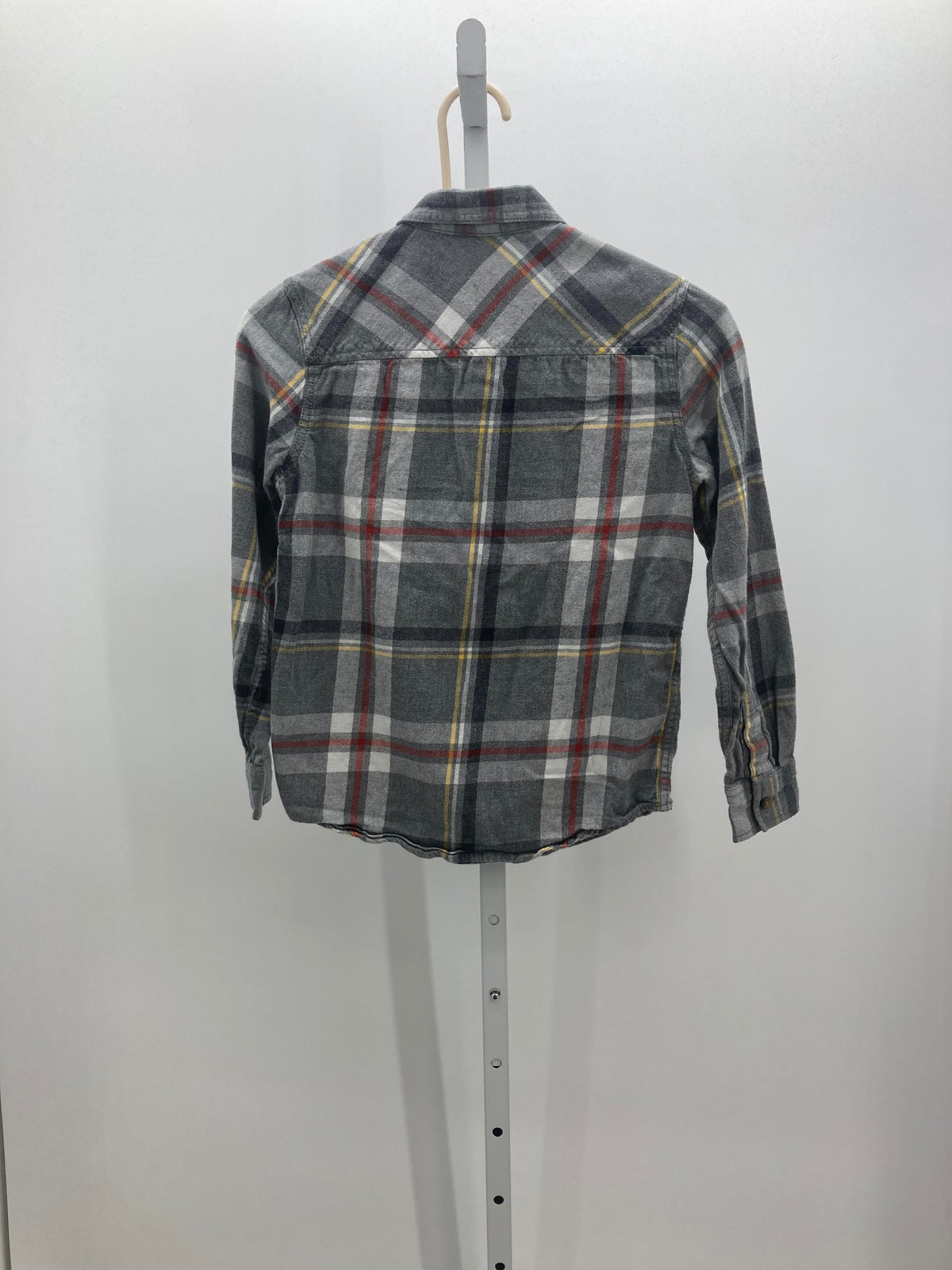 PLAID BTN DOWN