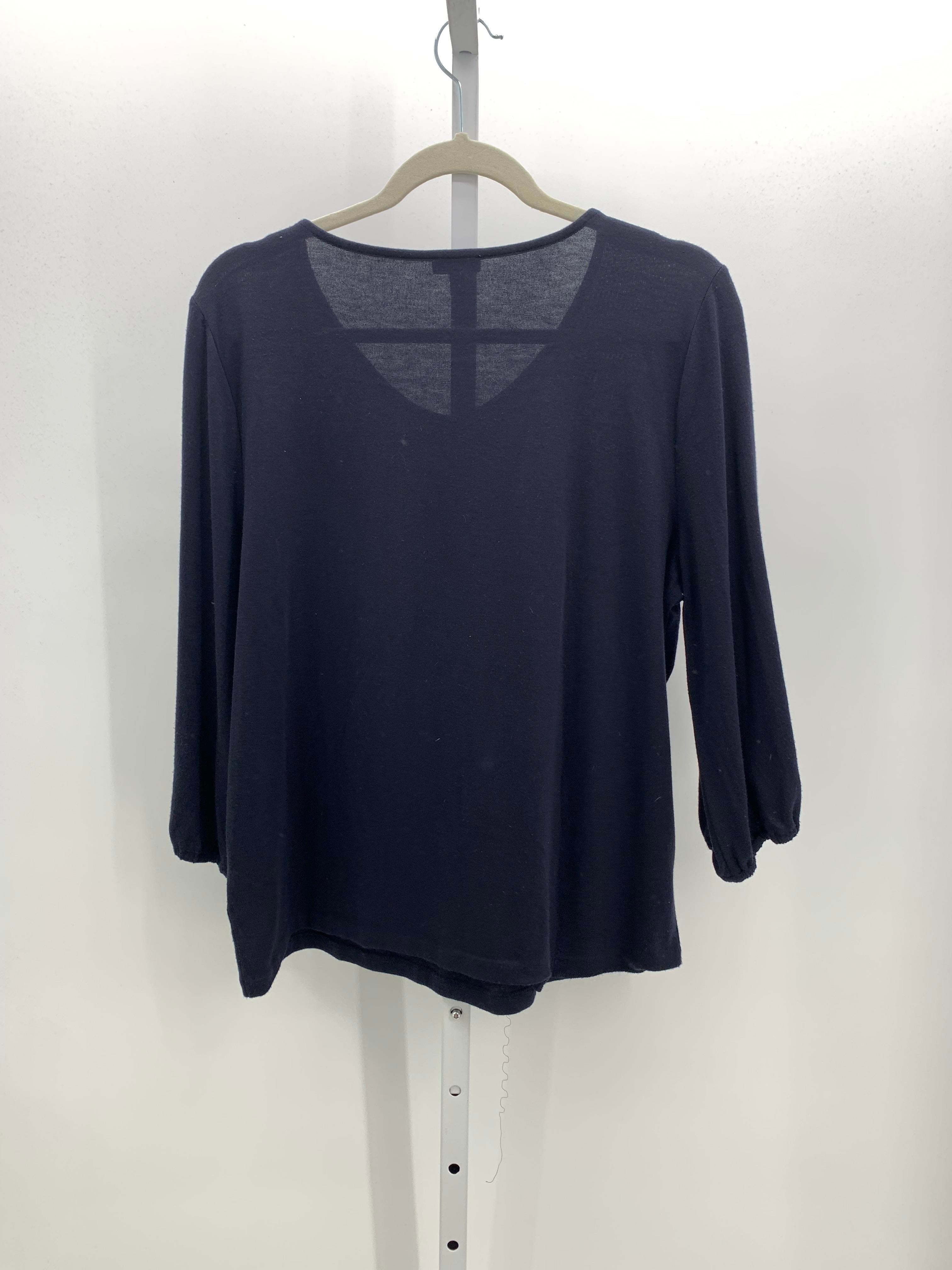 Talbots Size X Large Petite Petite 3/4 Sleeve Shirt
