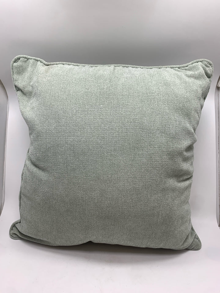 SOFT LIGHT BLUE PILLOW.
