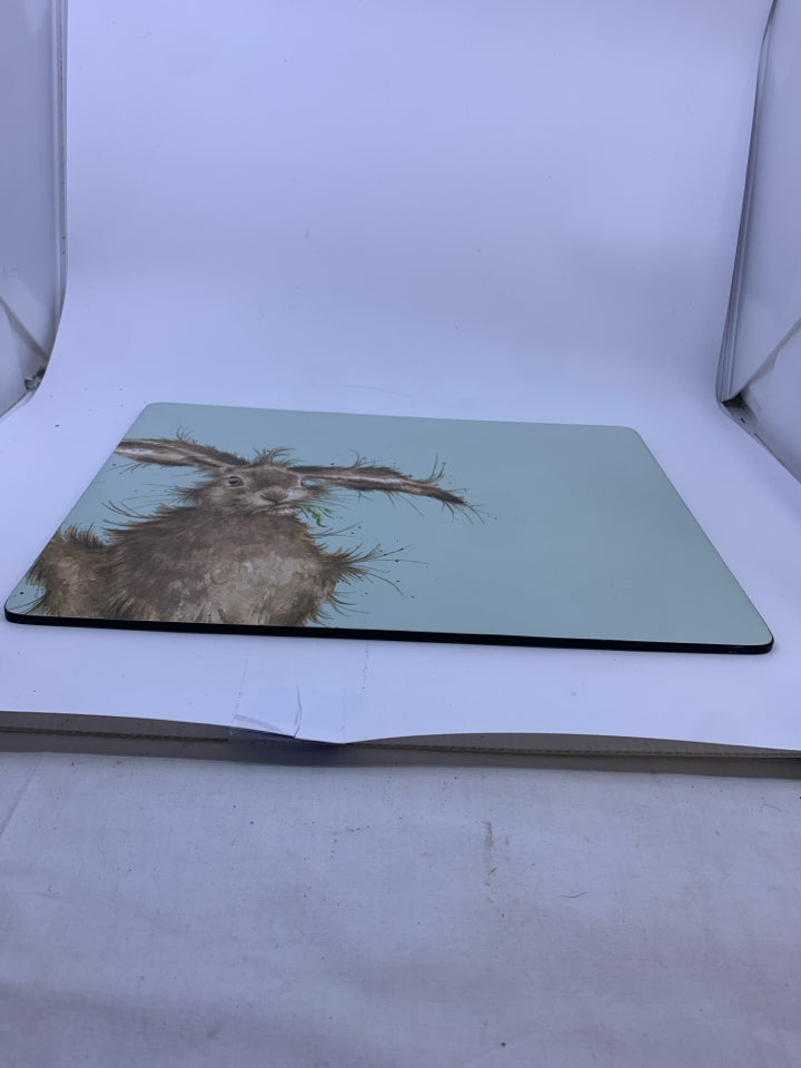 HARE RABBIT CUTTING BOARD.