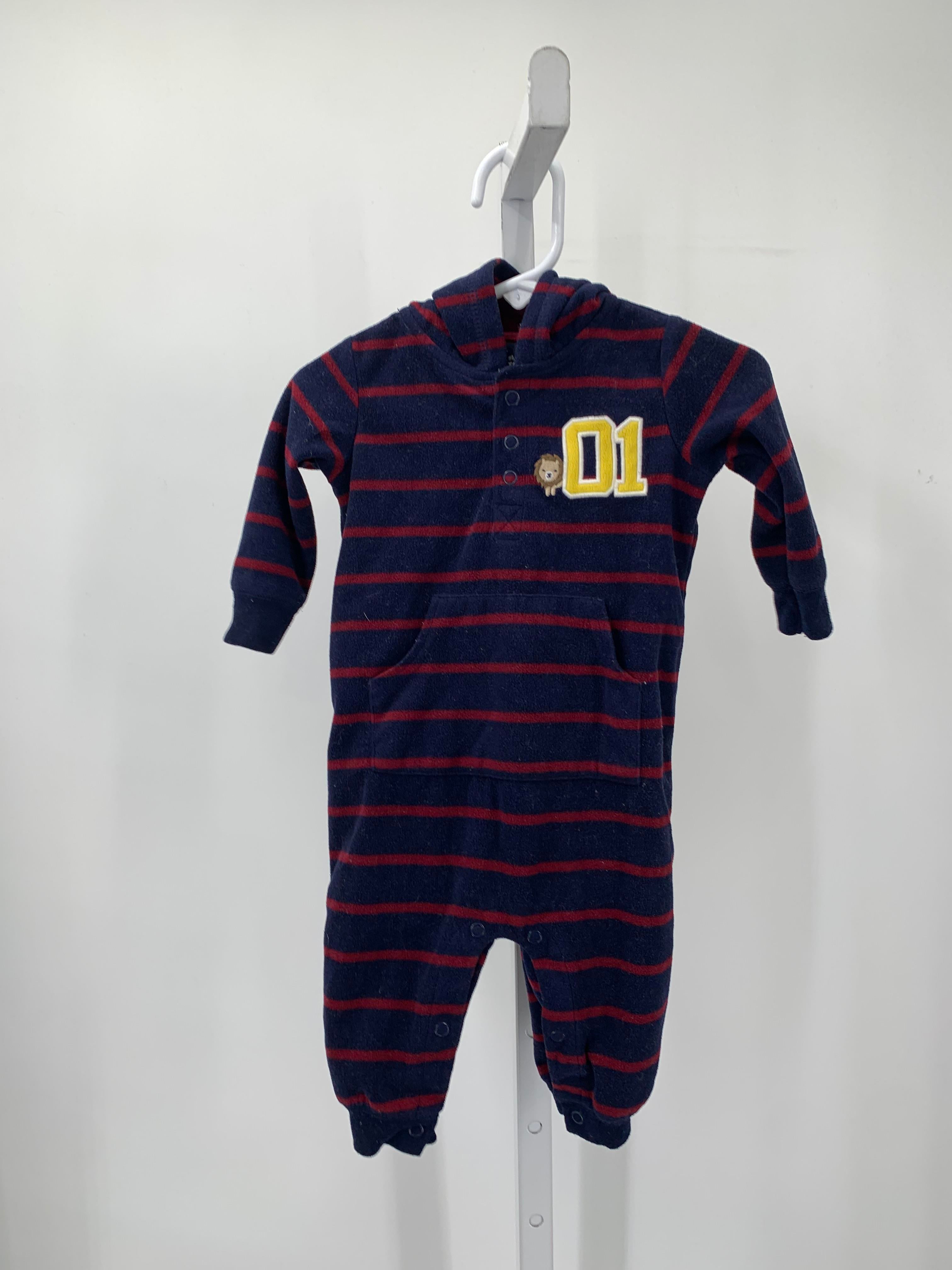 STRIPES HOODED FLEECE