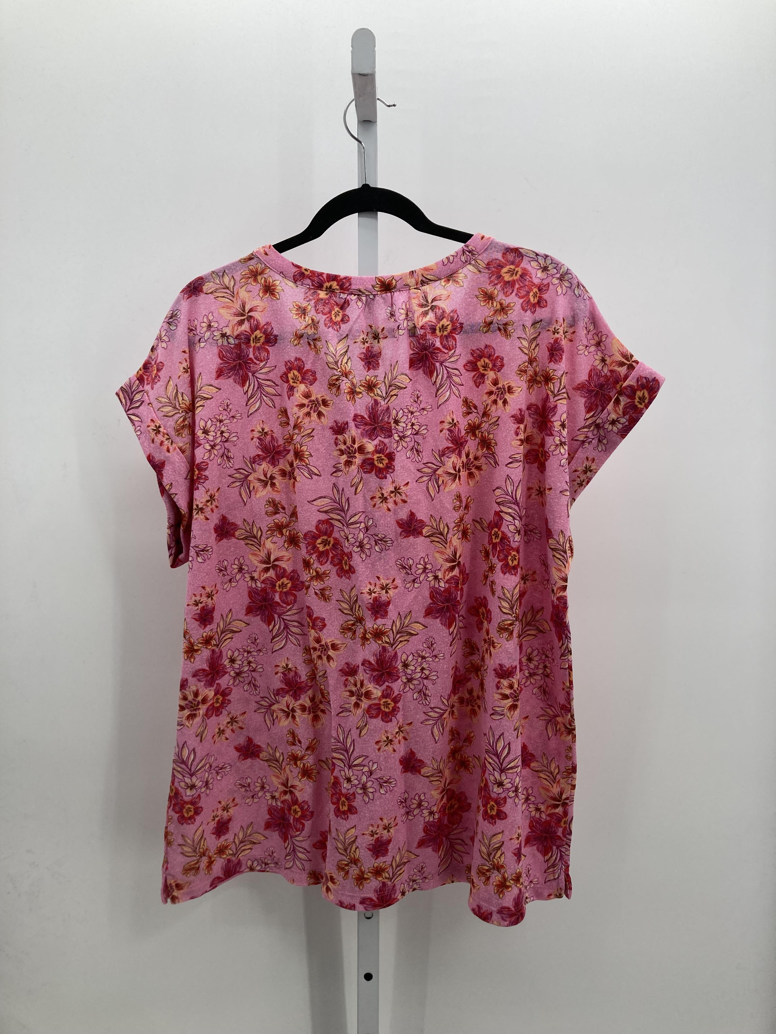 Loft Size Extra Large Misses Short Sleeve Shirt
