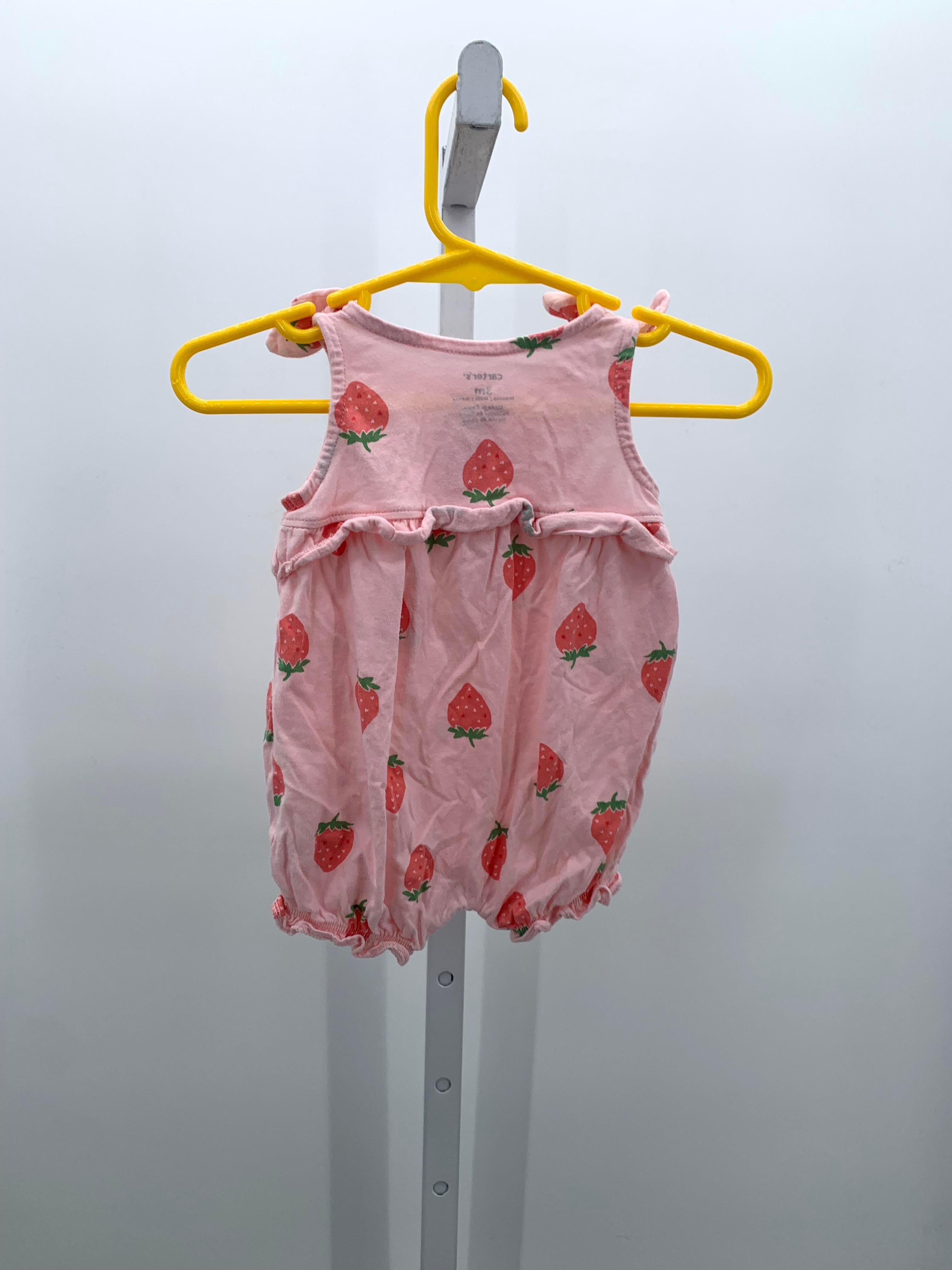Carters Size 3 Months Girls Sleeveless Romper
