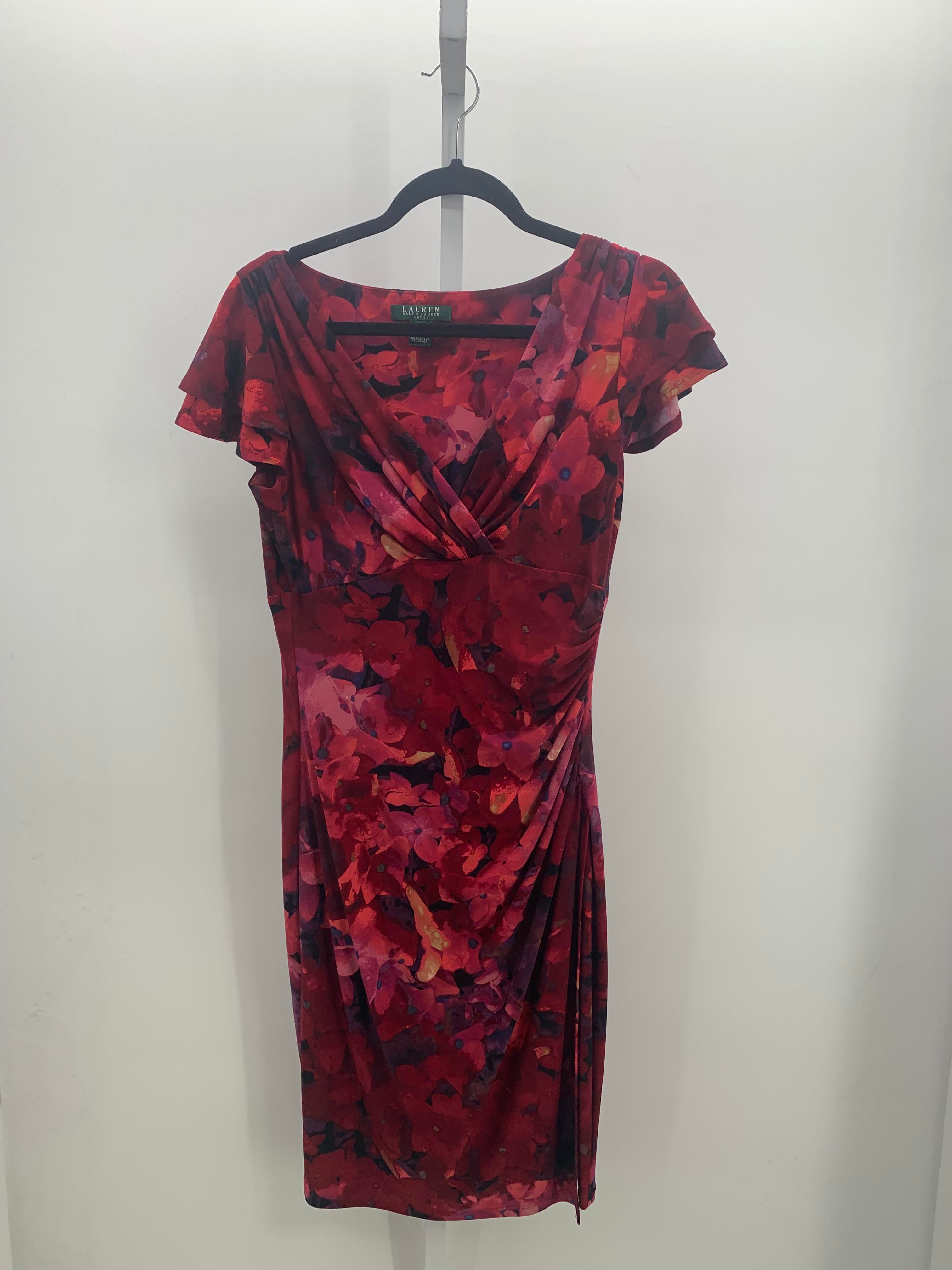 Ralph Lauren Size 10 Misses Short Sleeve Dress