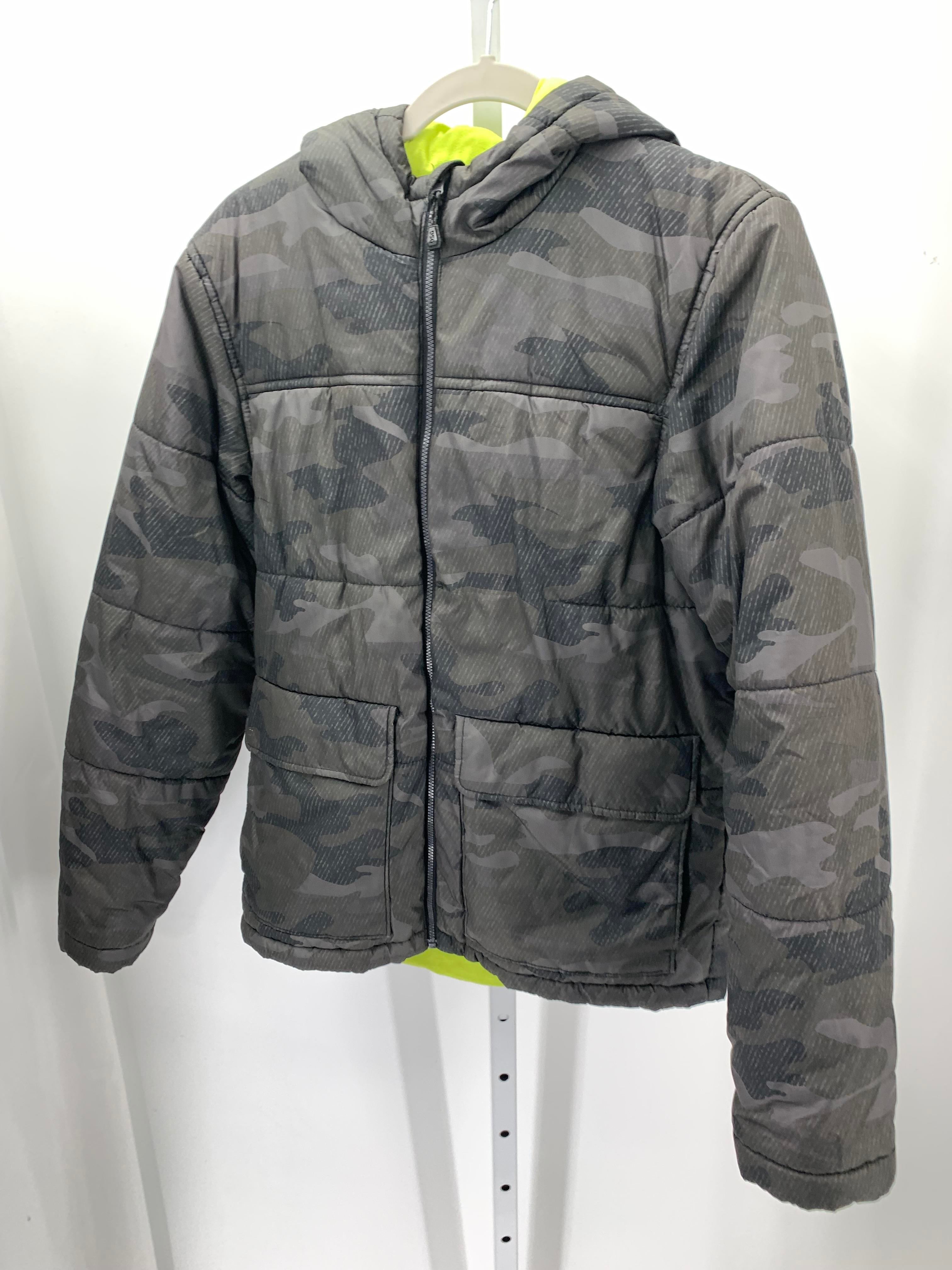 HOODED CAMO ZIP