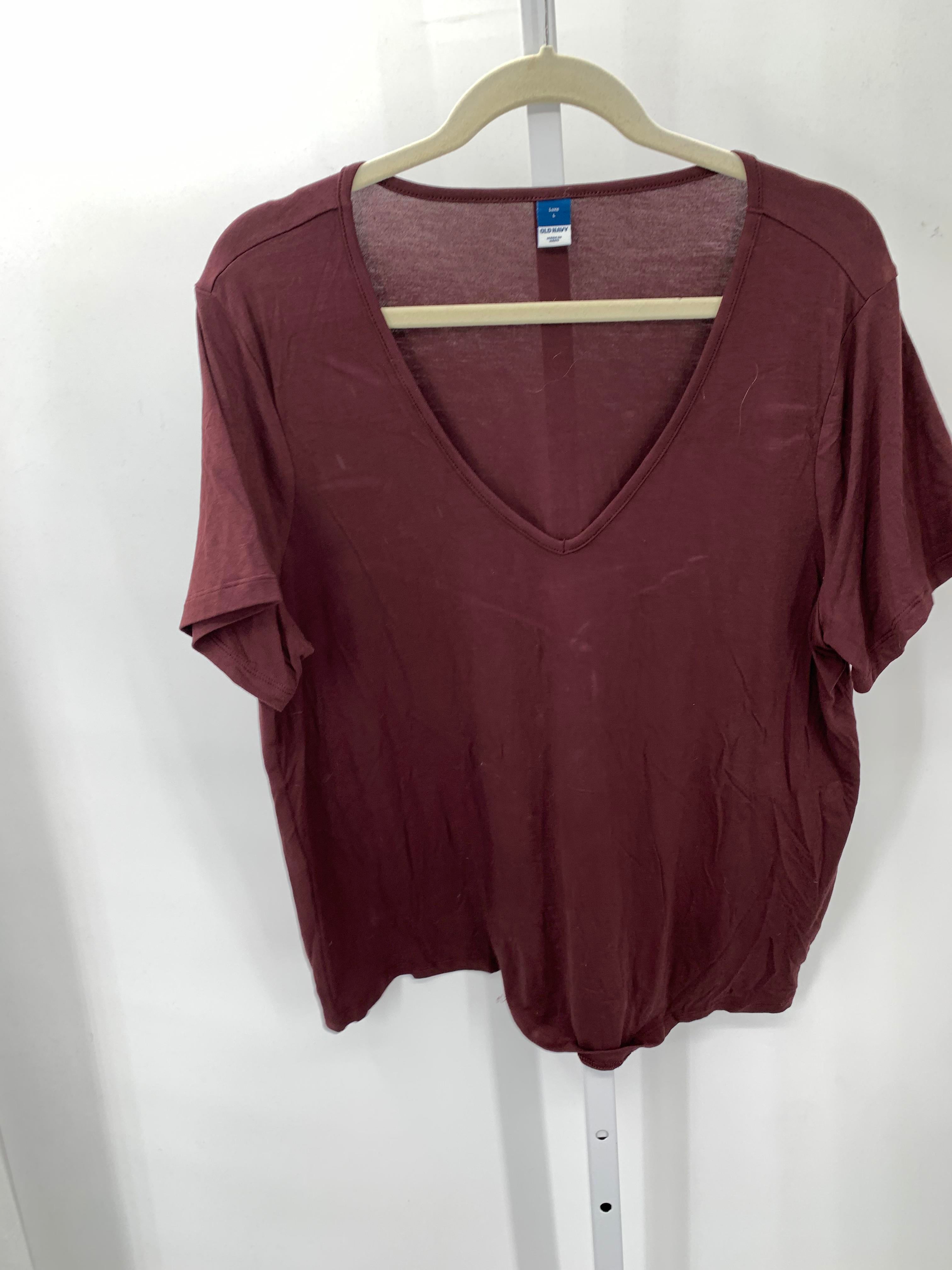 Old Navy Size Large Misses Short Sleeve Shirt