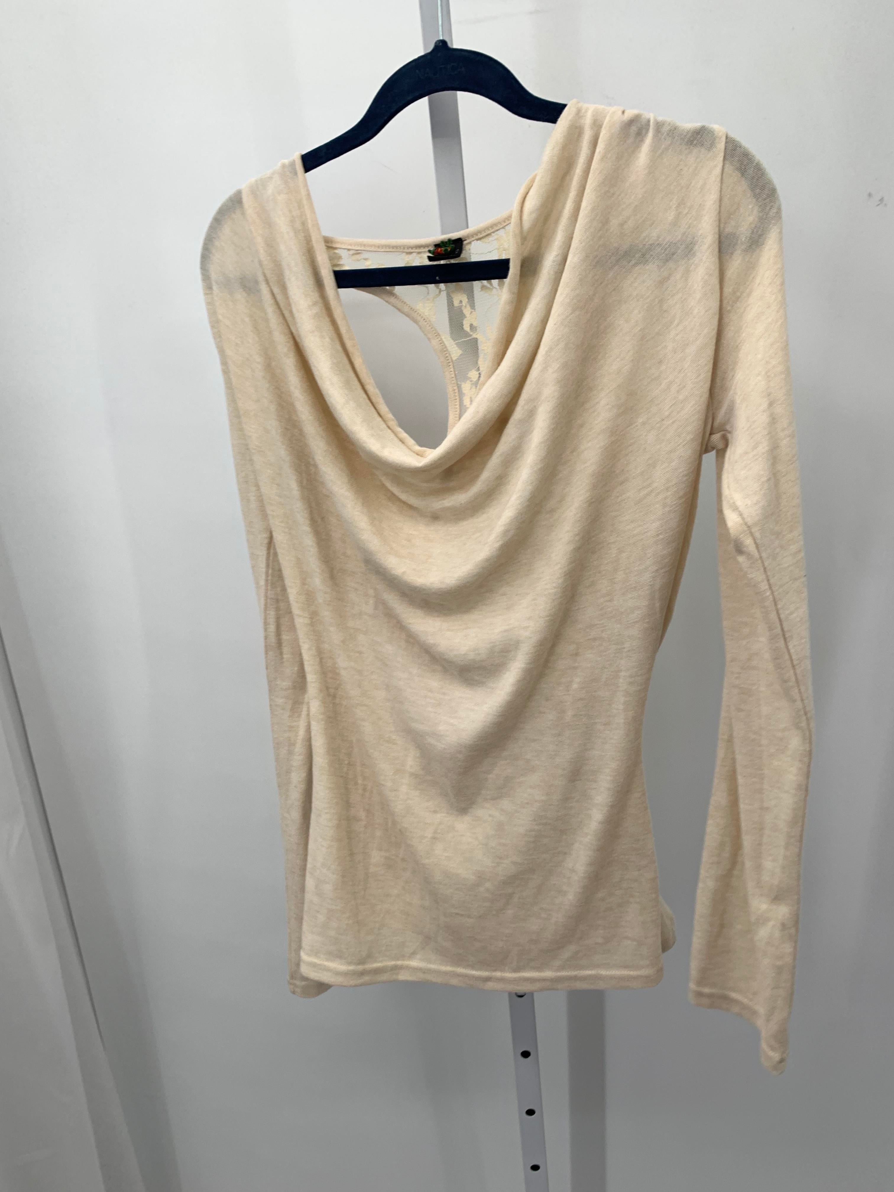 Poof Size Medium Juniors Long Sleeve Shirt