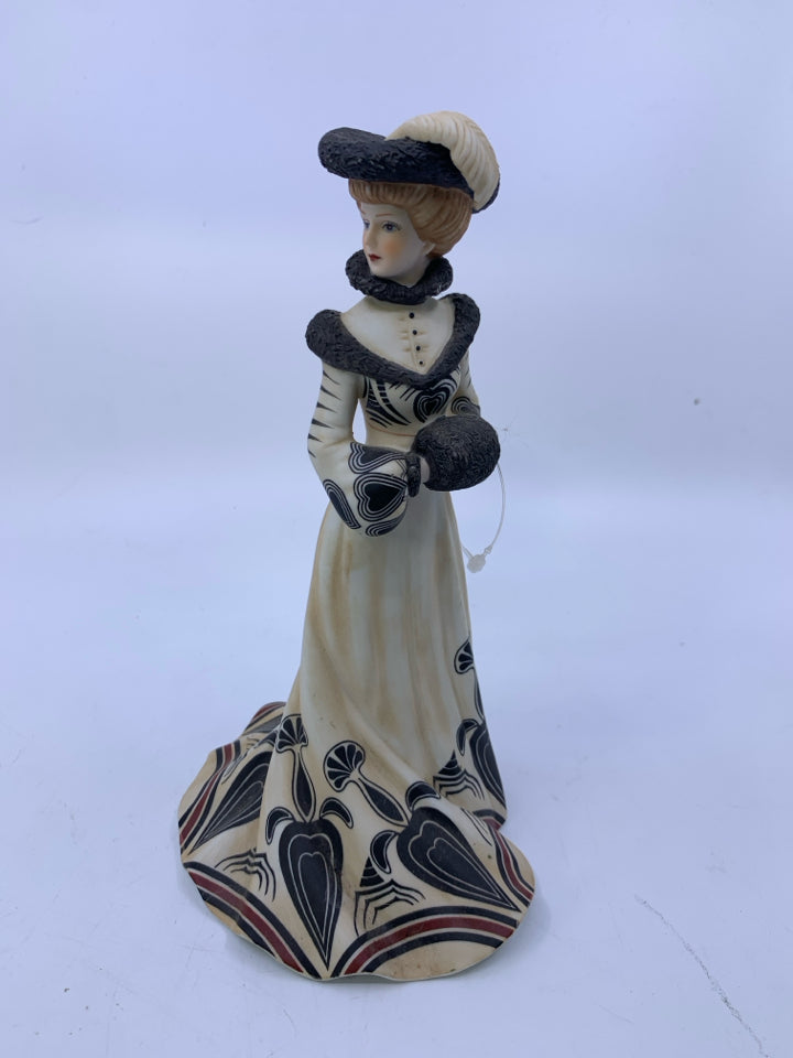 LENOX AMERICAN FASHION TEA AT THE RITZ FIGURINE.