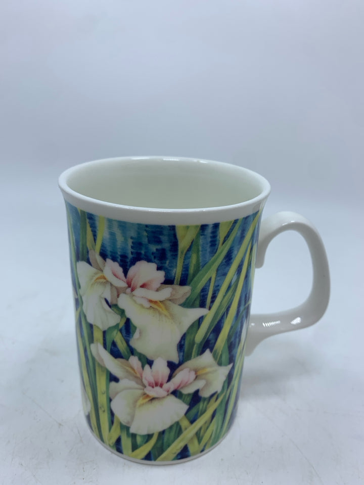 DUCHESS IRIS/LEAVES MUG.