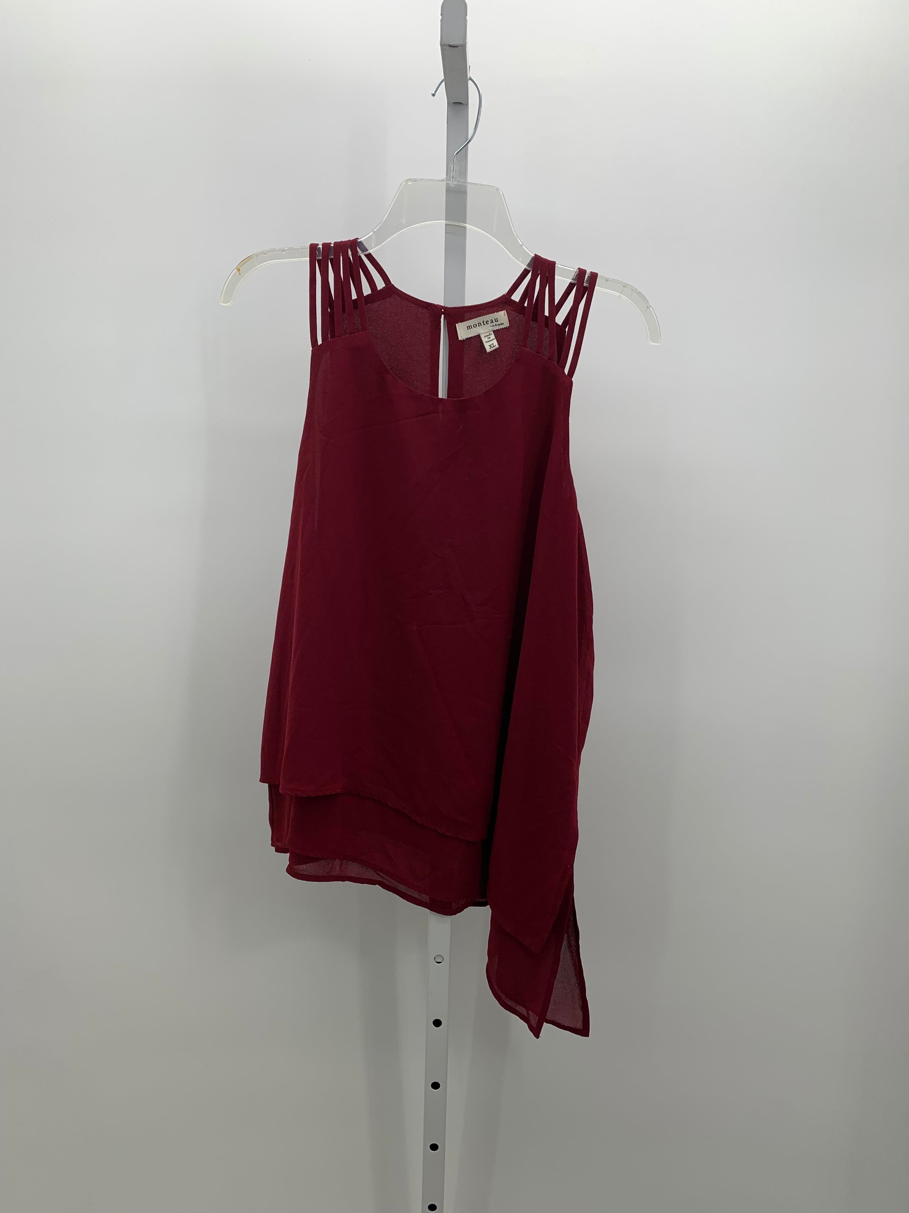 monteau Size Extra Large Misses Sleeveless Shirt