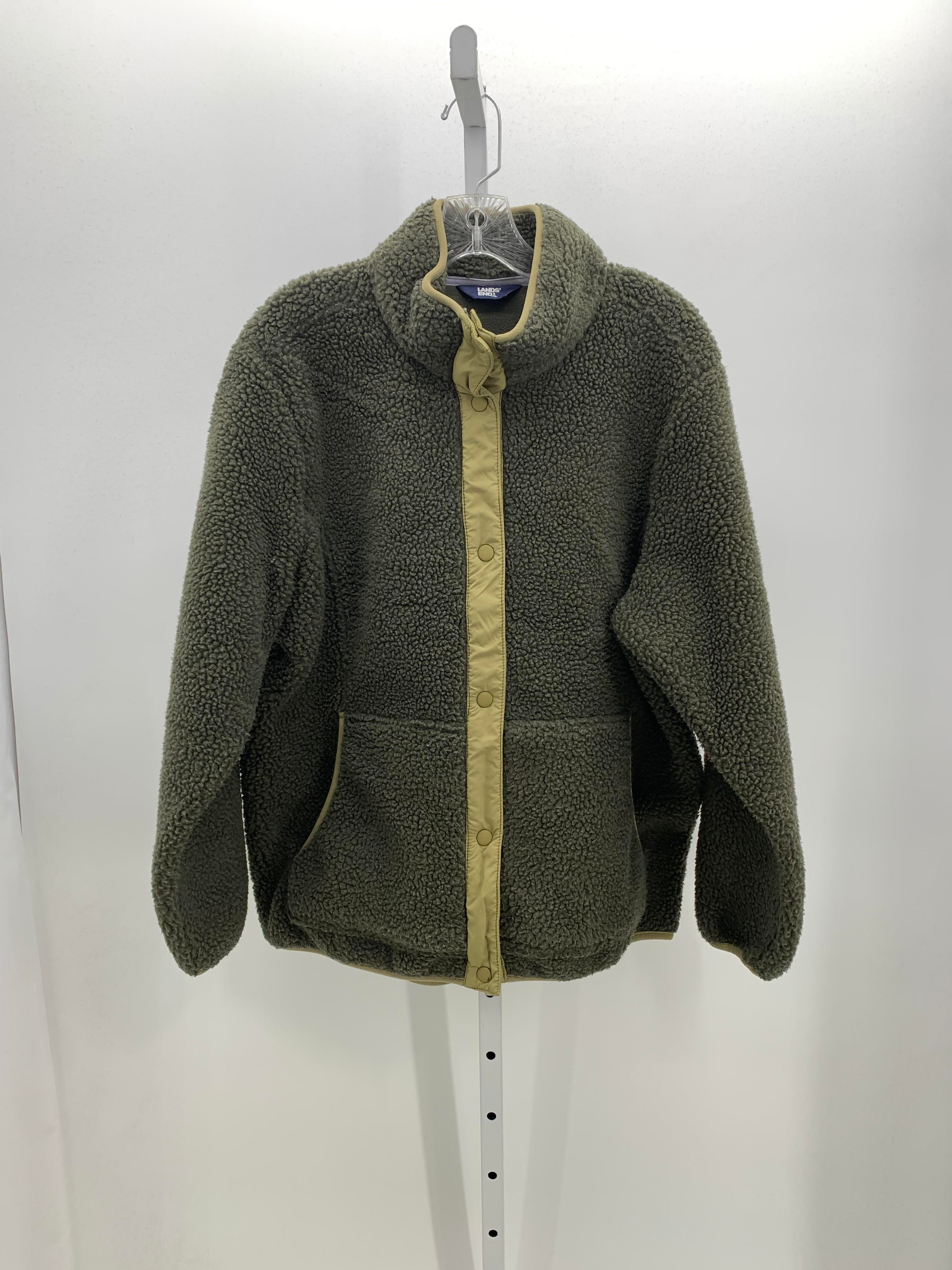 Lands End Size Extra Large Misses Fleece Jacket