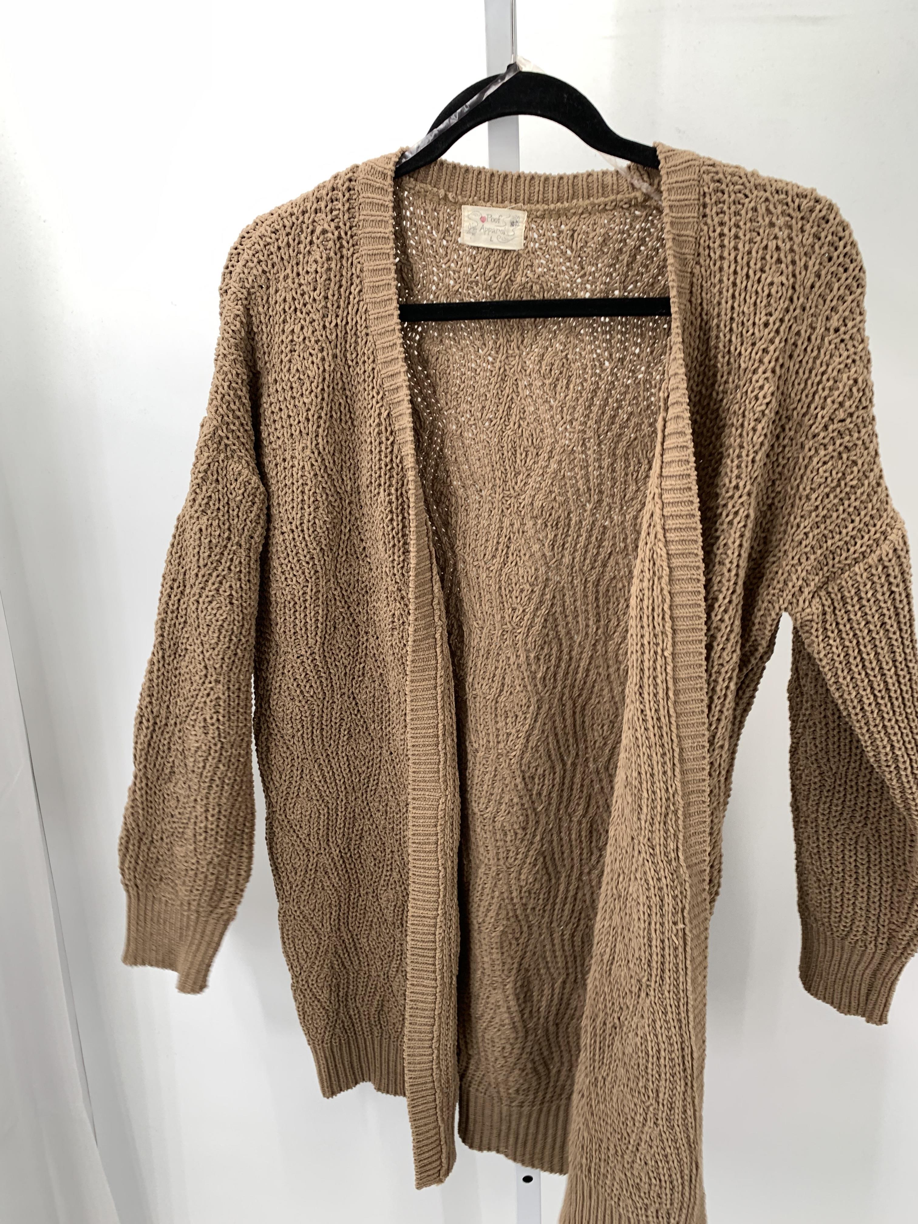 Poof Size Large Juniors Cardigan
