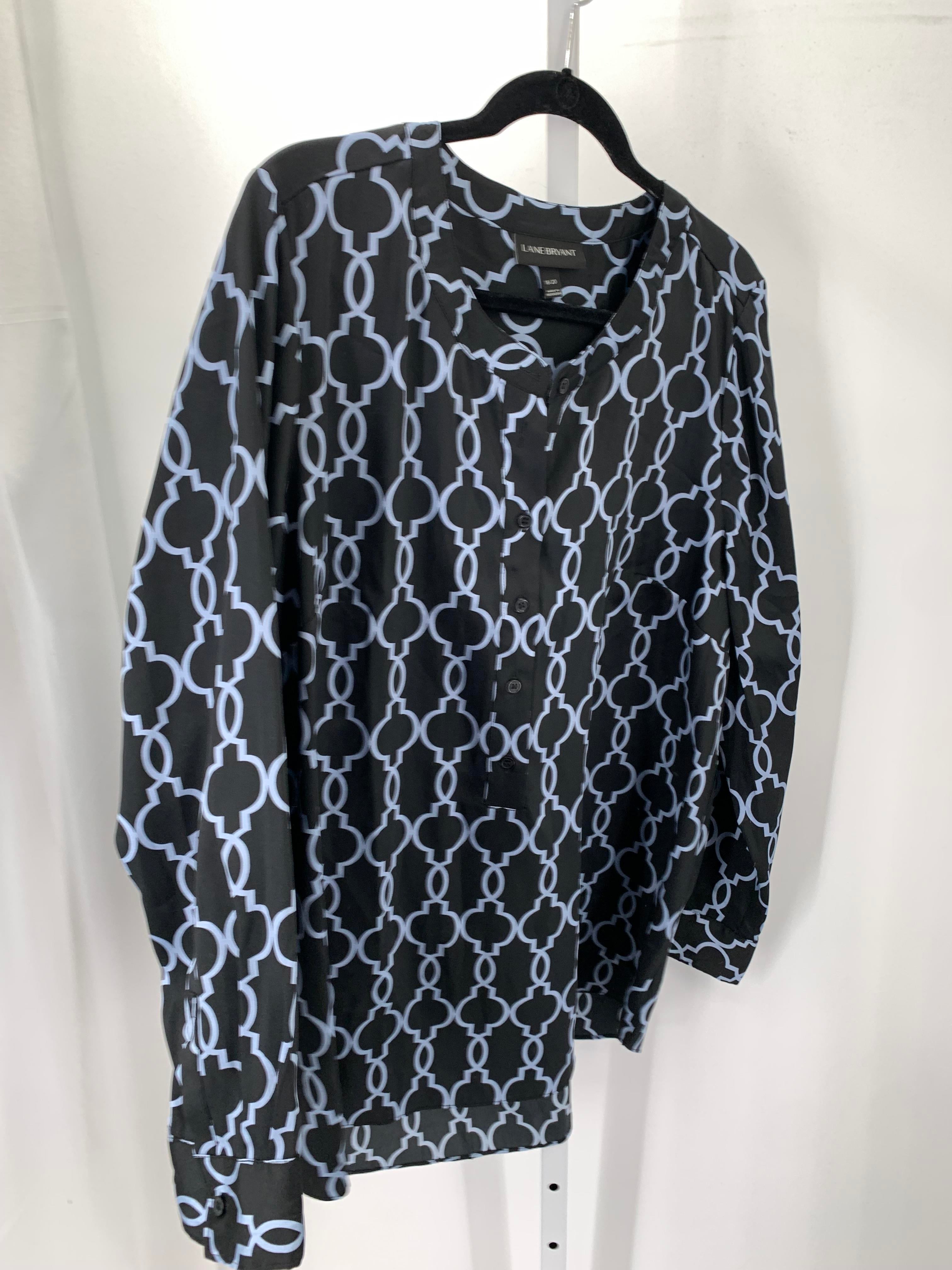 Lane Bryant Size 18/20 W Womens Long Sleeve Shirt