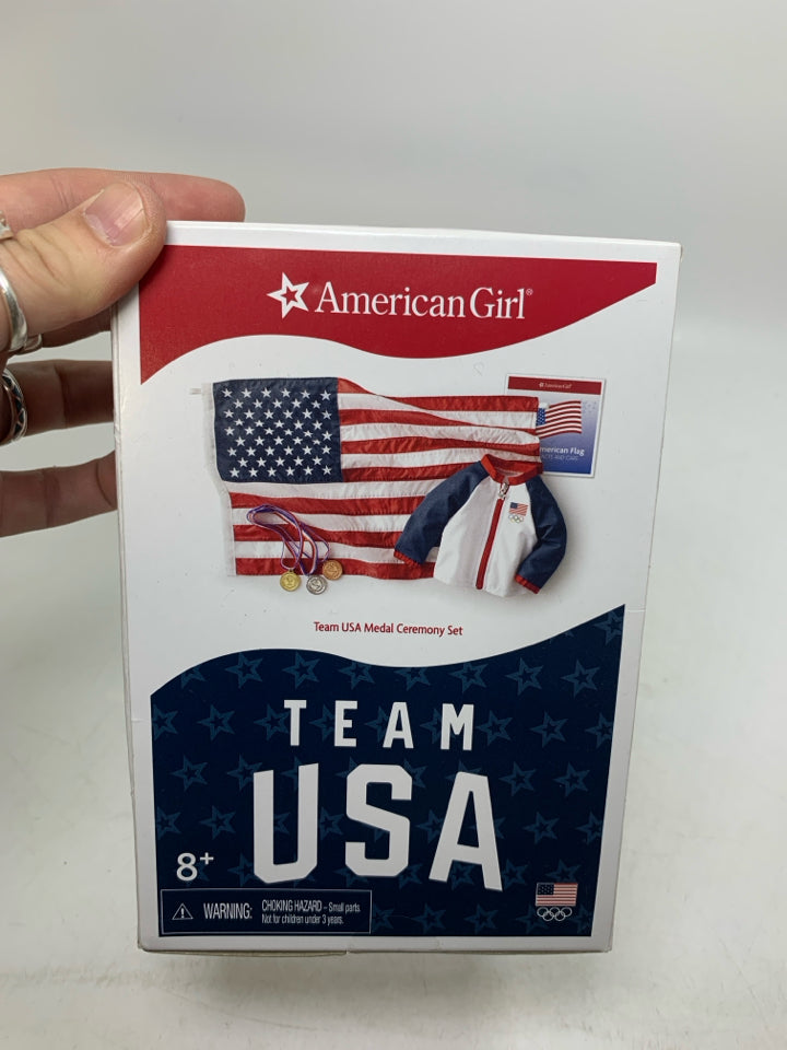 American Girl Team USA Medal Ceremony Doll Clothing Set- NIB