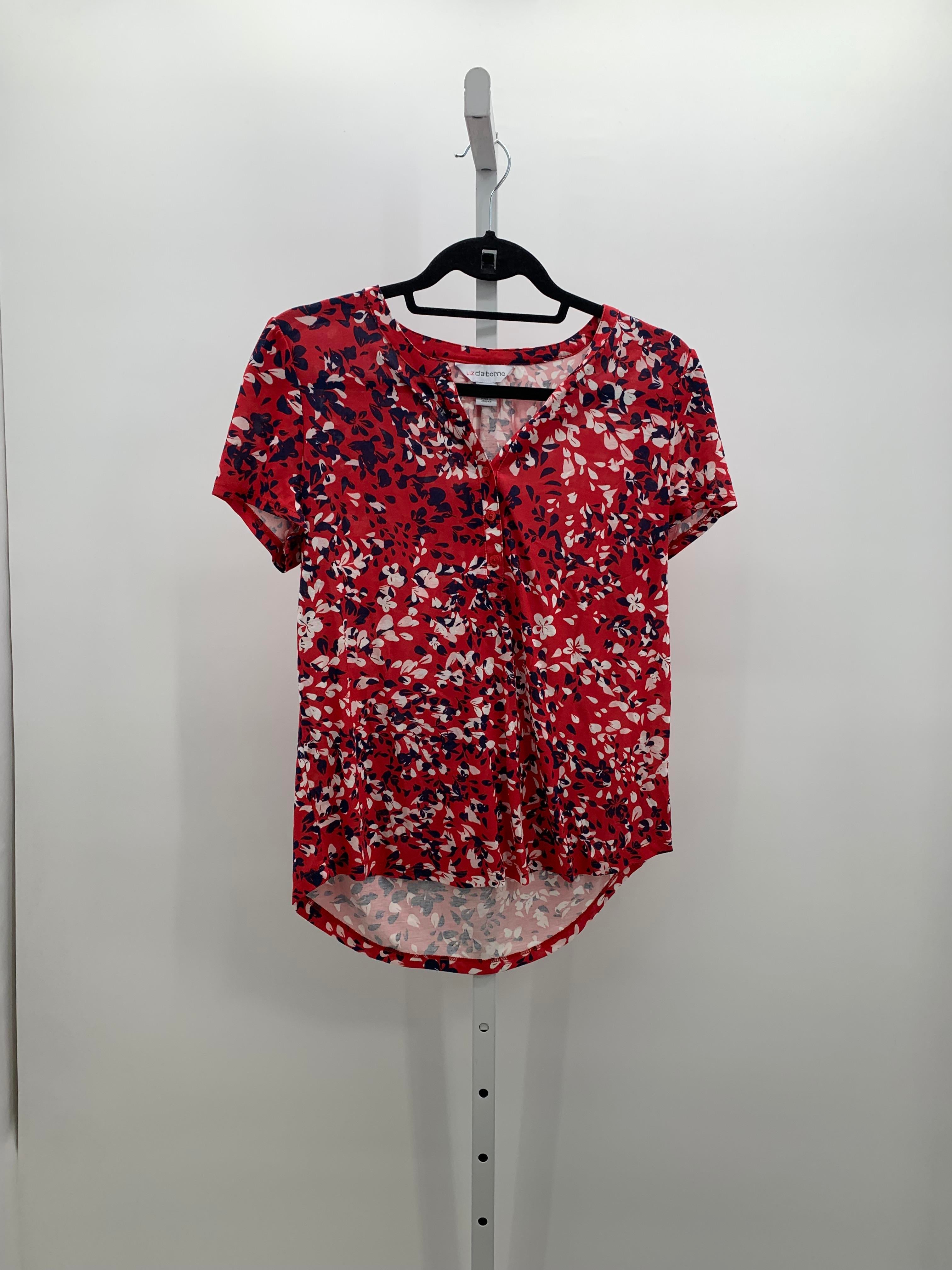 Liz Claiborne Size Small Misses Short Sleeve Shirt