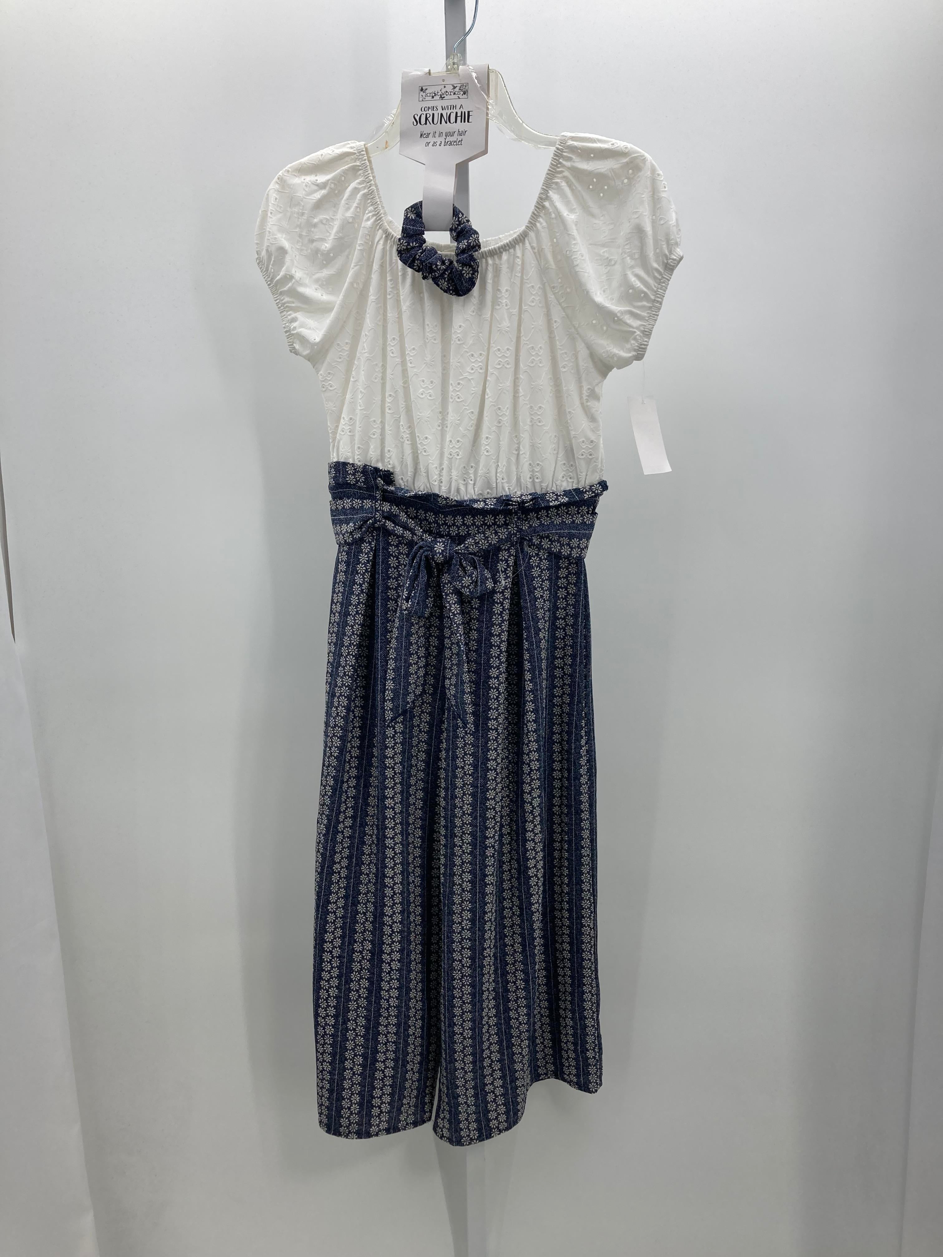 Knit Works Size 14 Girls Short Slv. Romper