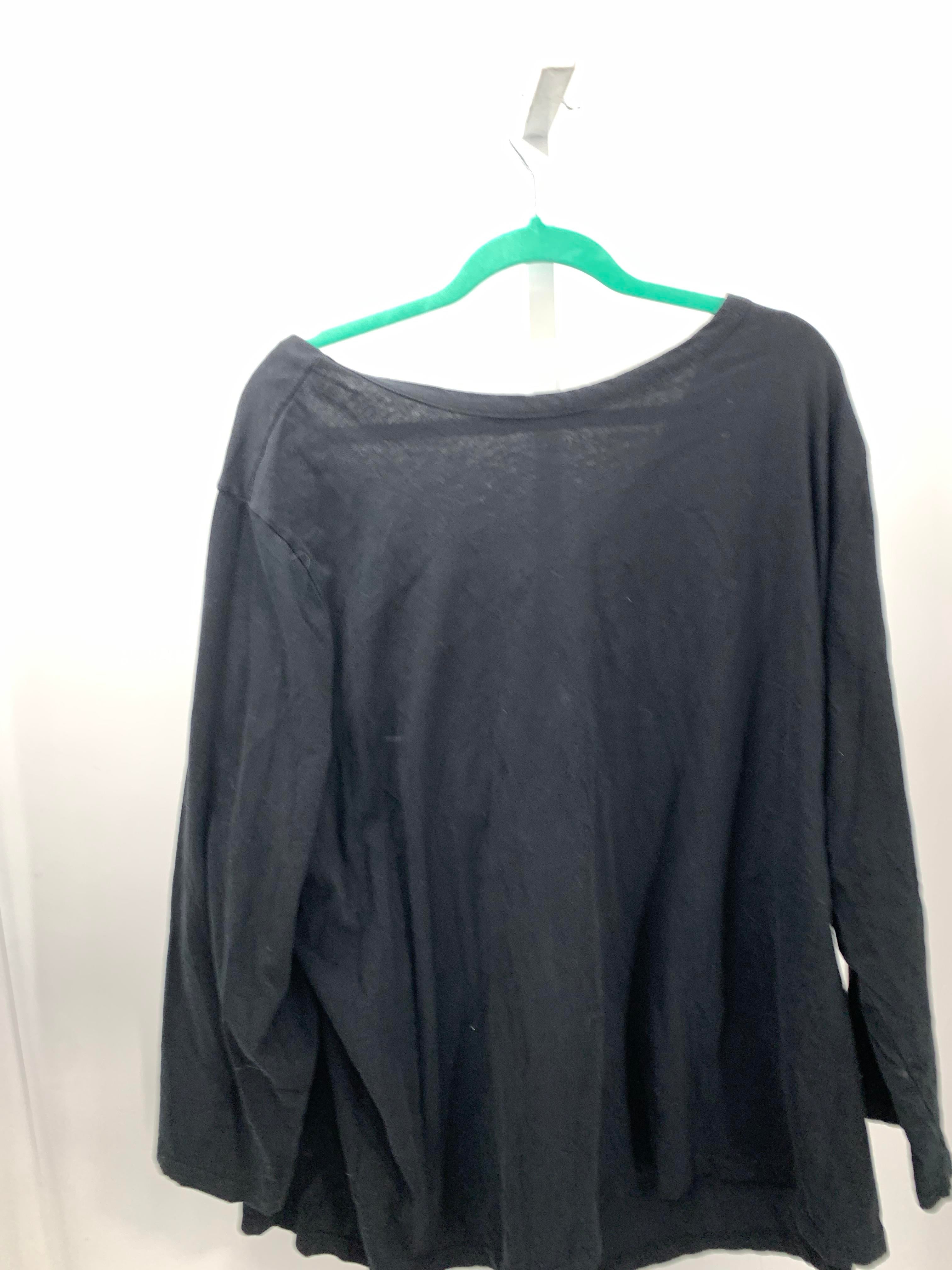 Roaman's Size 4X Womens Long Sleeve Shirt