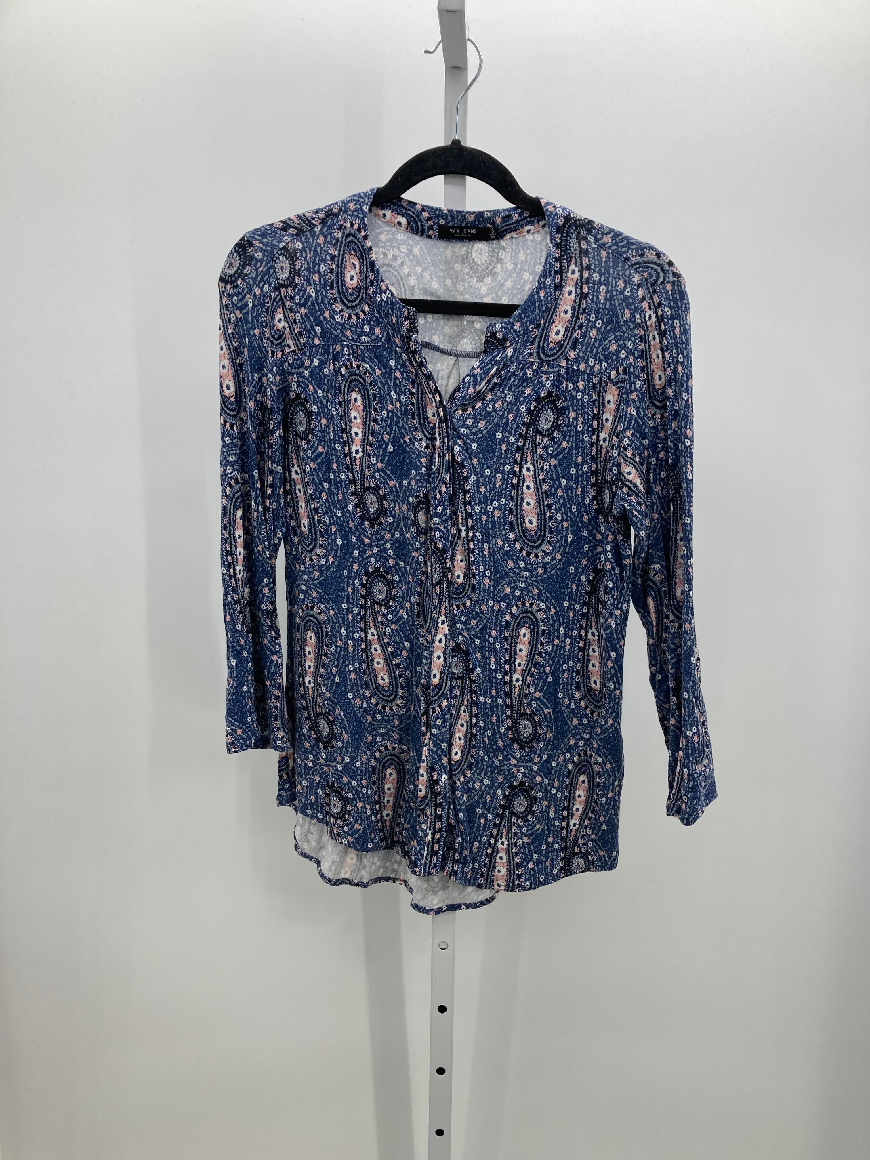 Max Jeans Size Small Misses 3/4 Sleeve Shirt