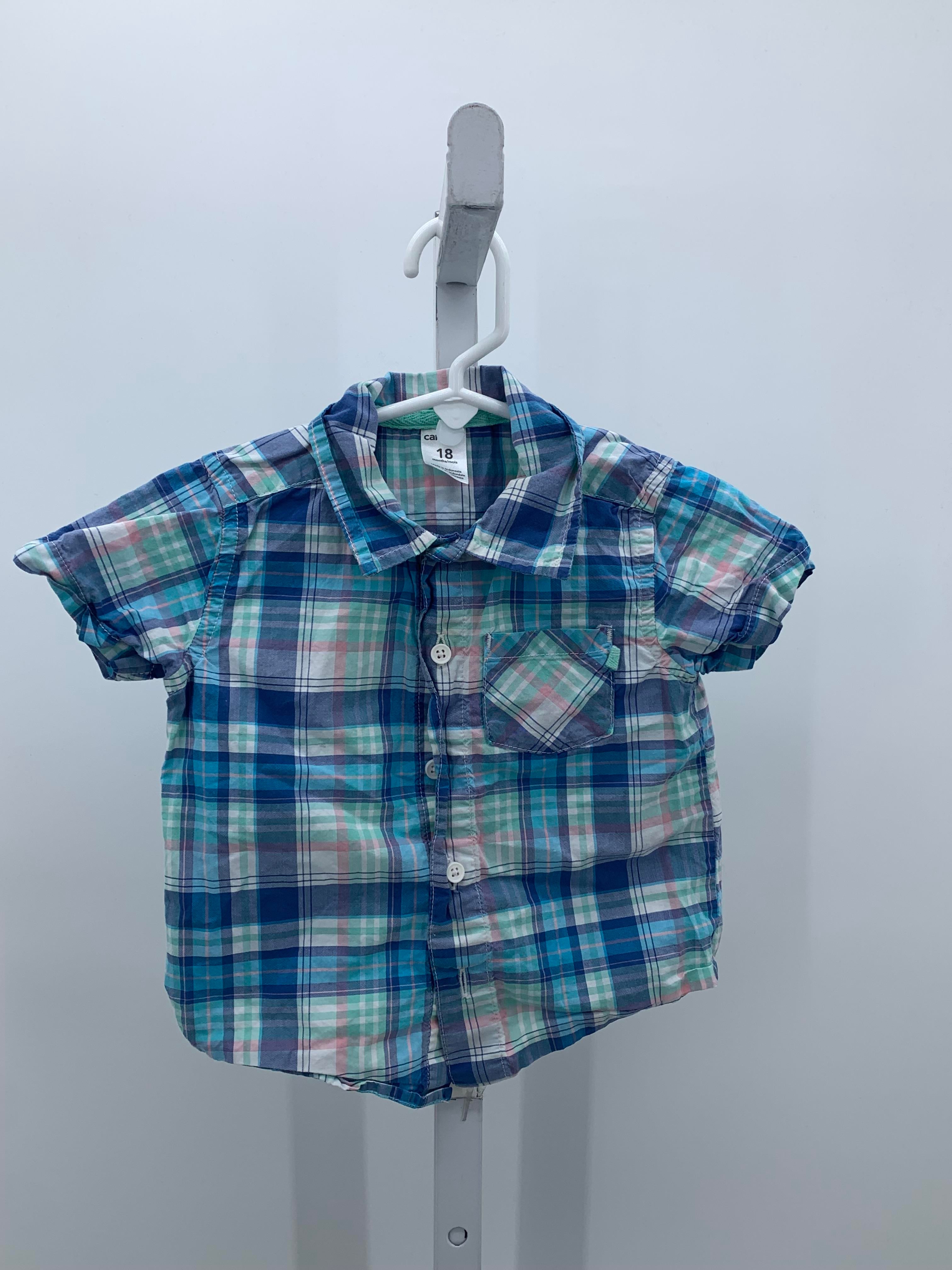 PLAID BTN DOWN