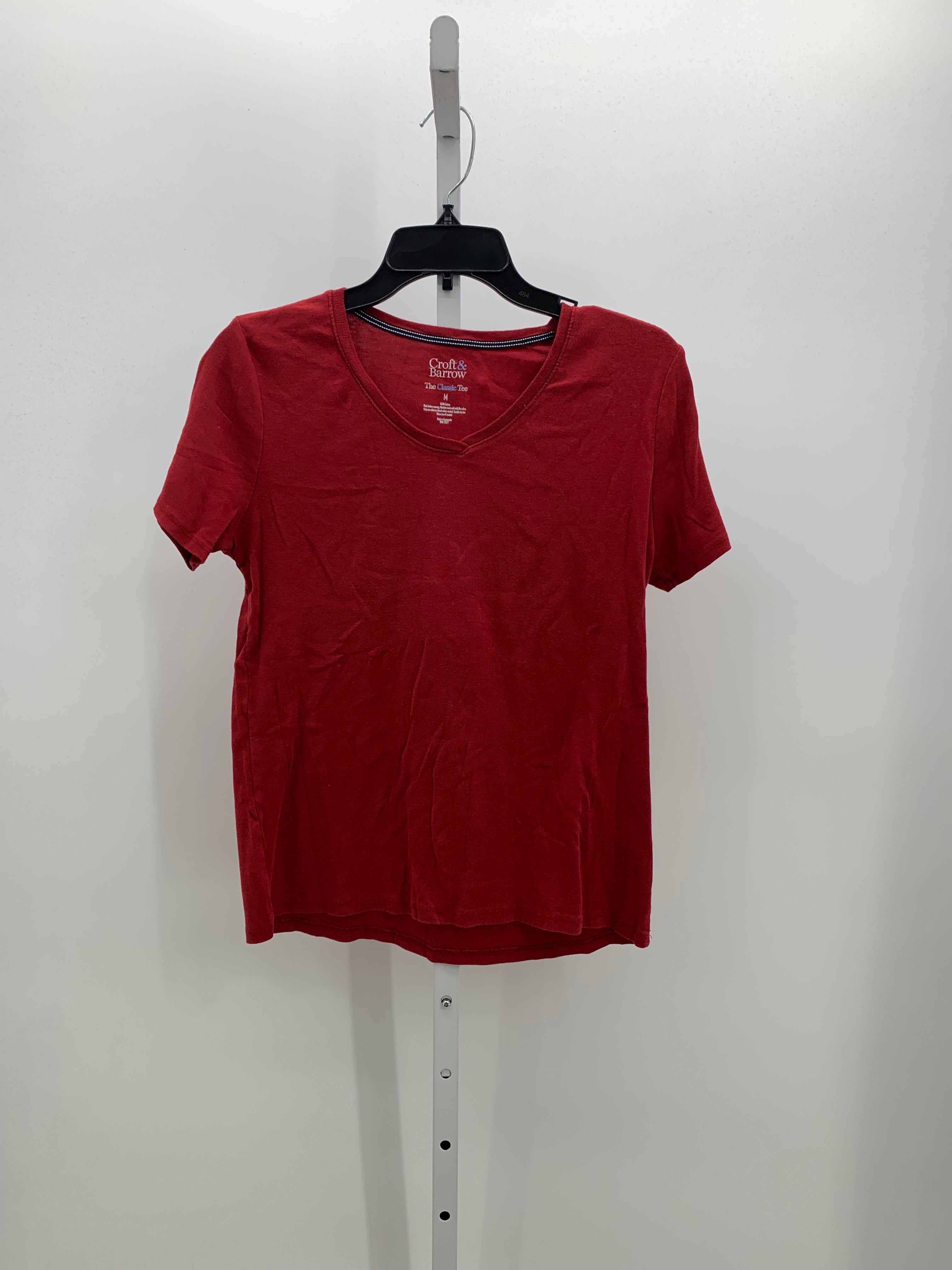 Croft & Barrow Size Medium Misses Short Sleeve Shirt
