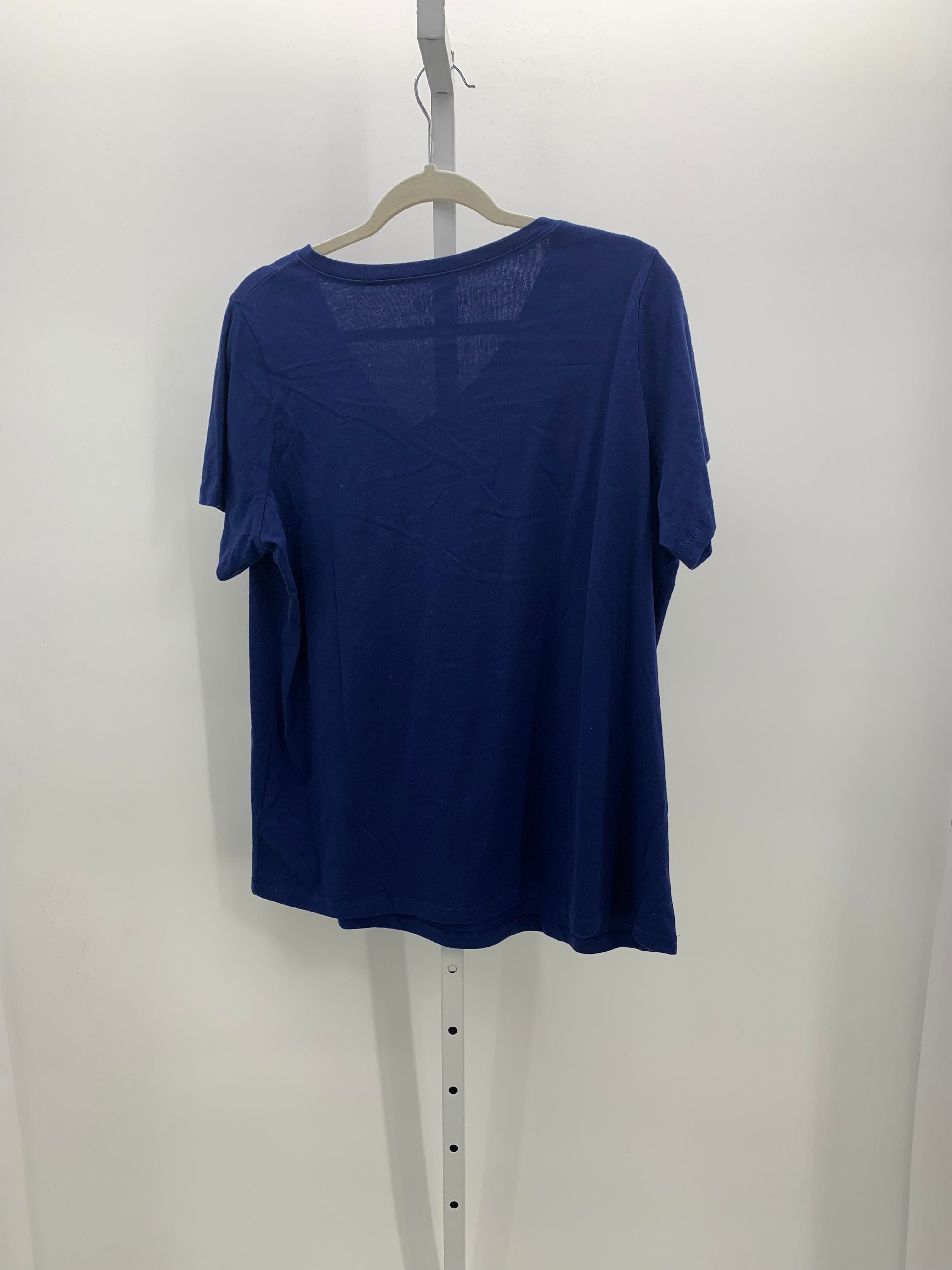 Roaman's Size Medium Misses Short Sleeve Shirt