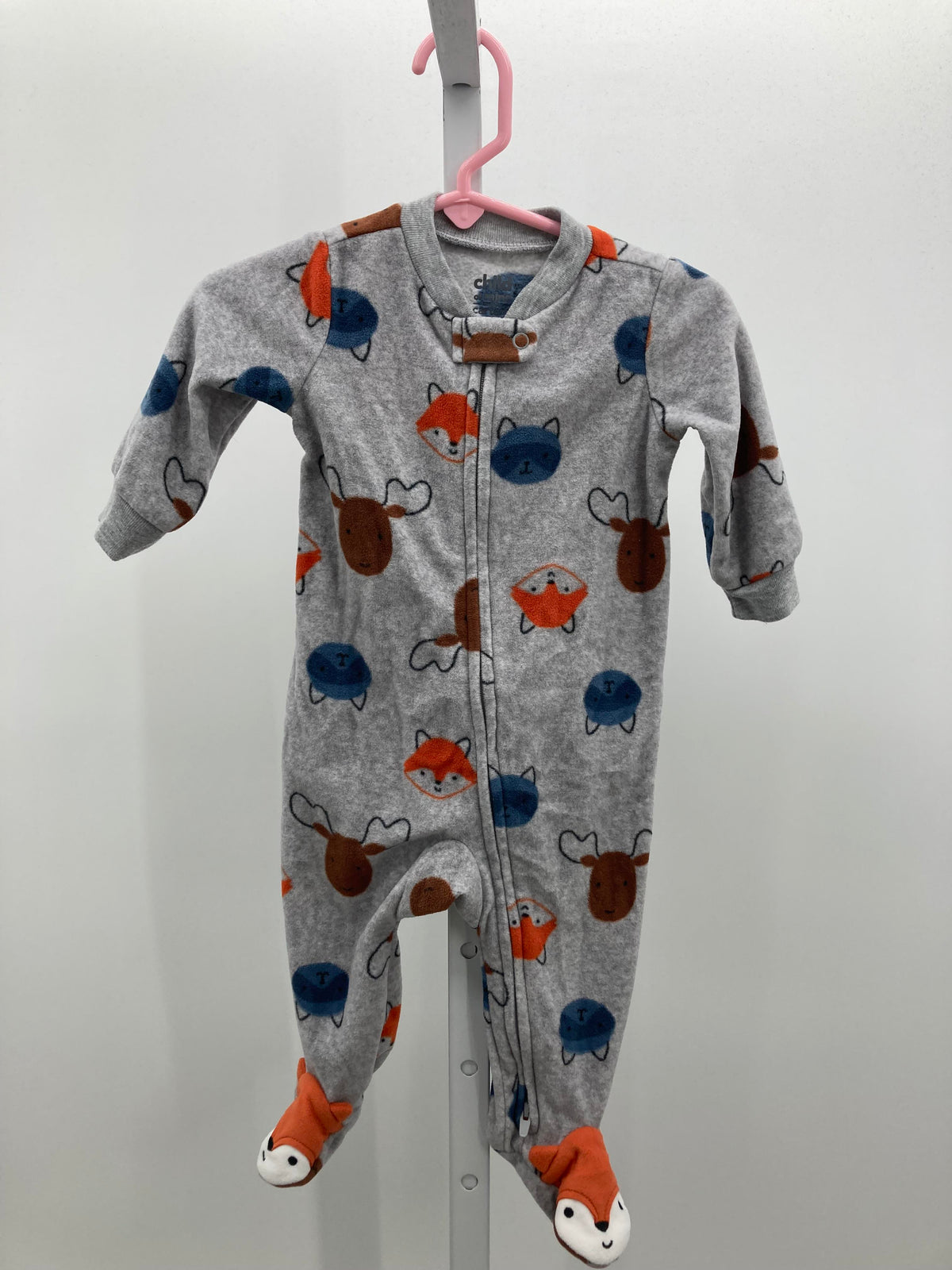 ANIMALS FLEECE ZIP