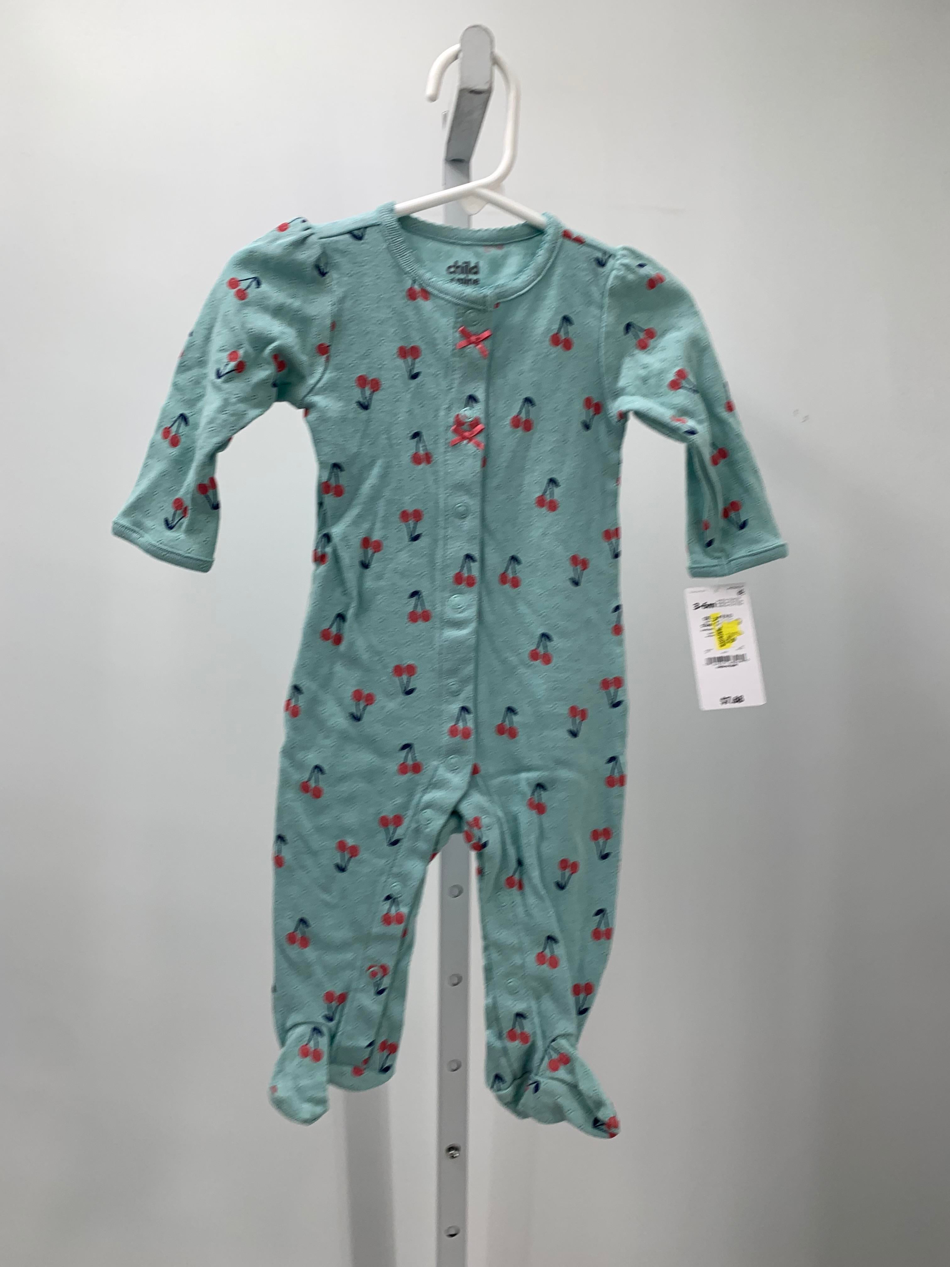 Child of Mine Size 3-6 Months Girls Long Slv. Romper