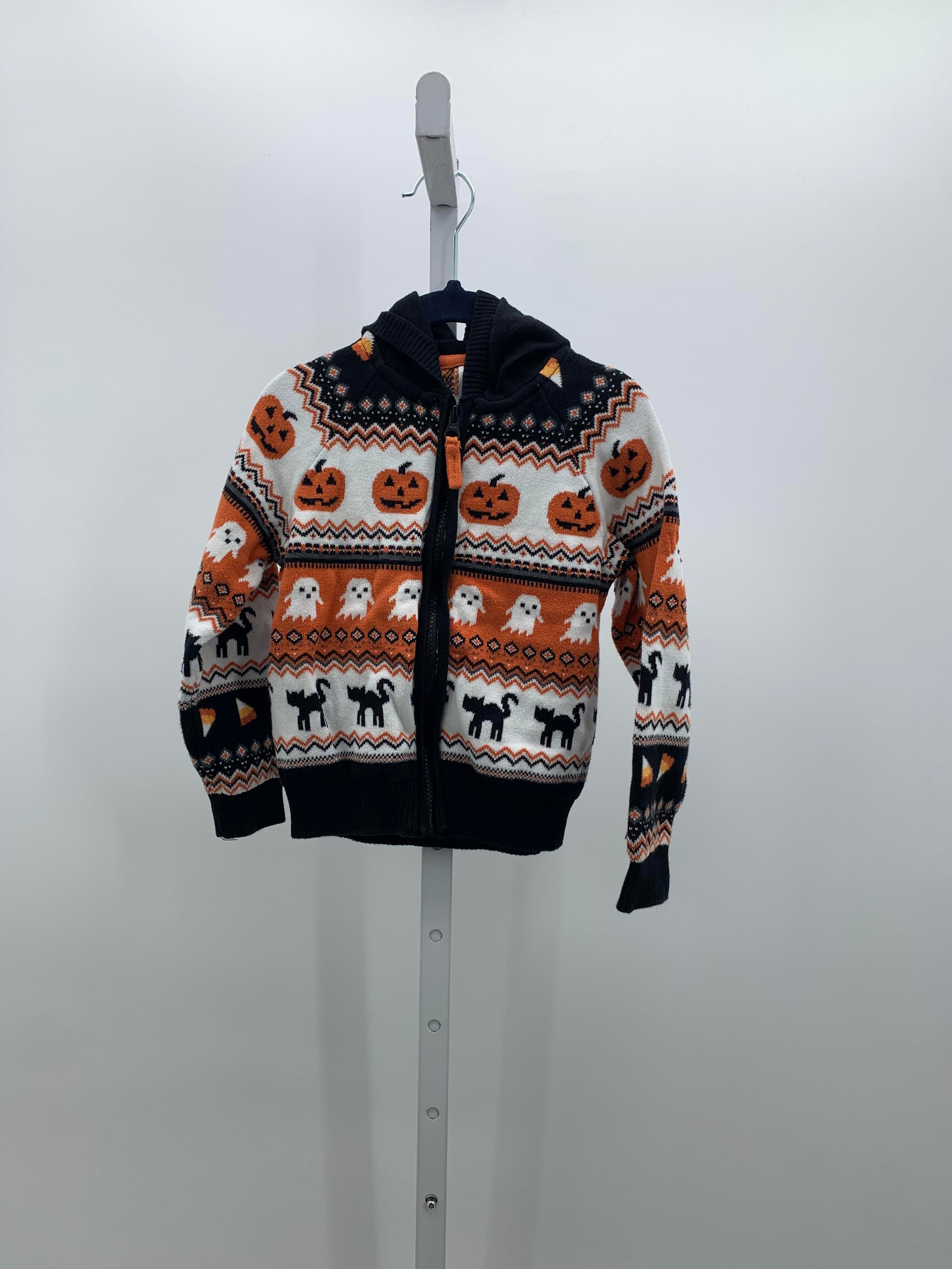 LONG SLV SWEATER PUMPKIN GHOSTS
