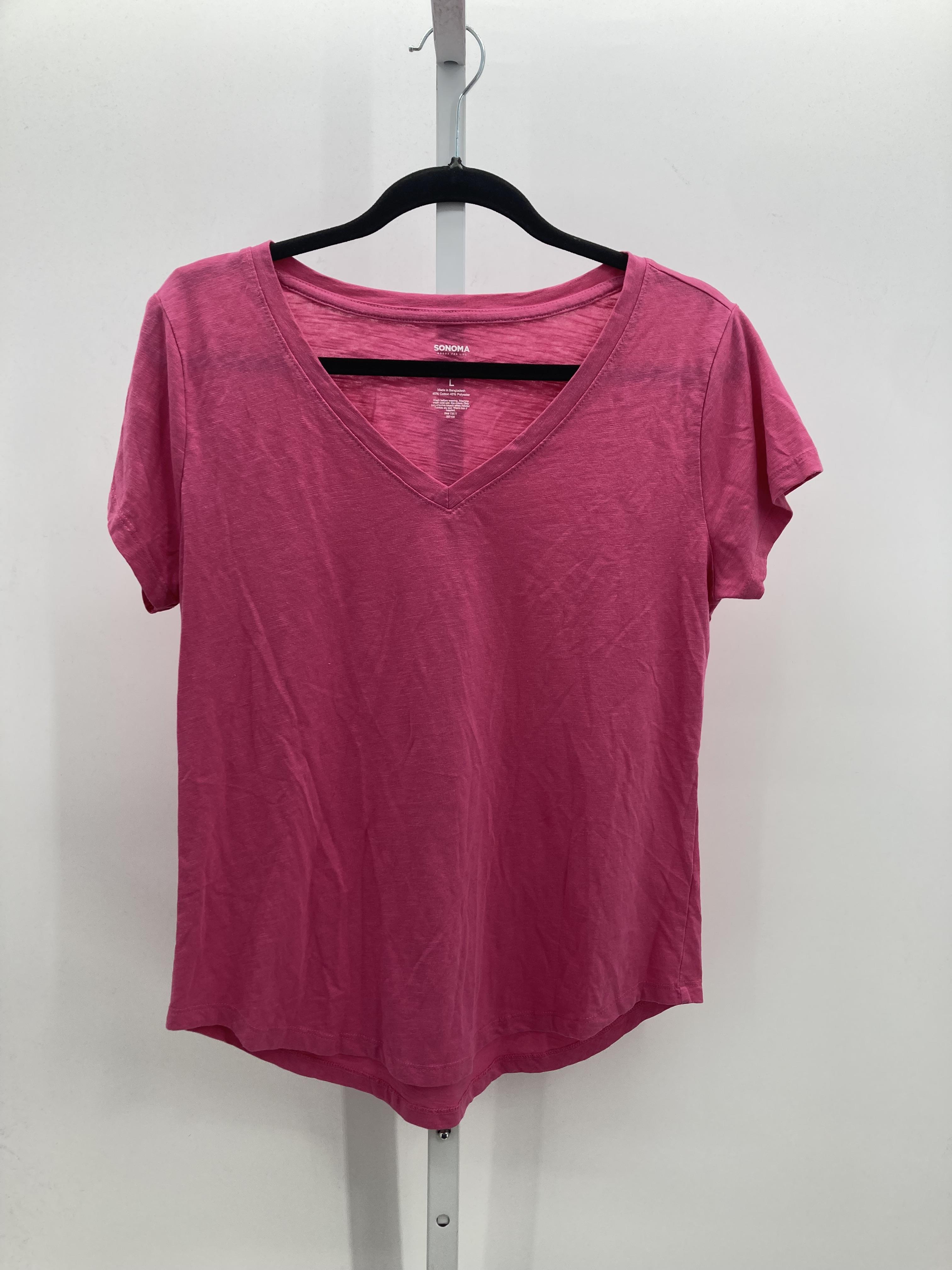 Sonoma Size Large Misses Short Sleeve Shirt