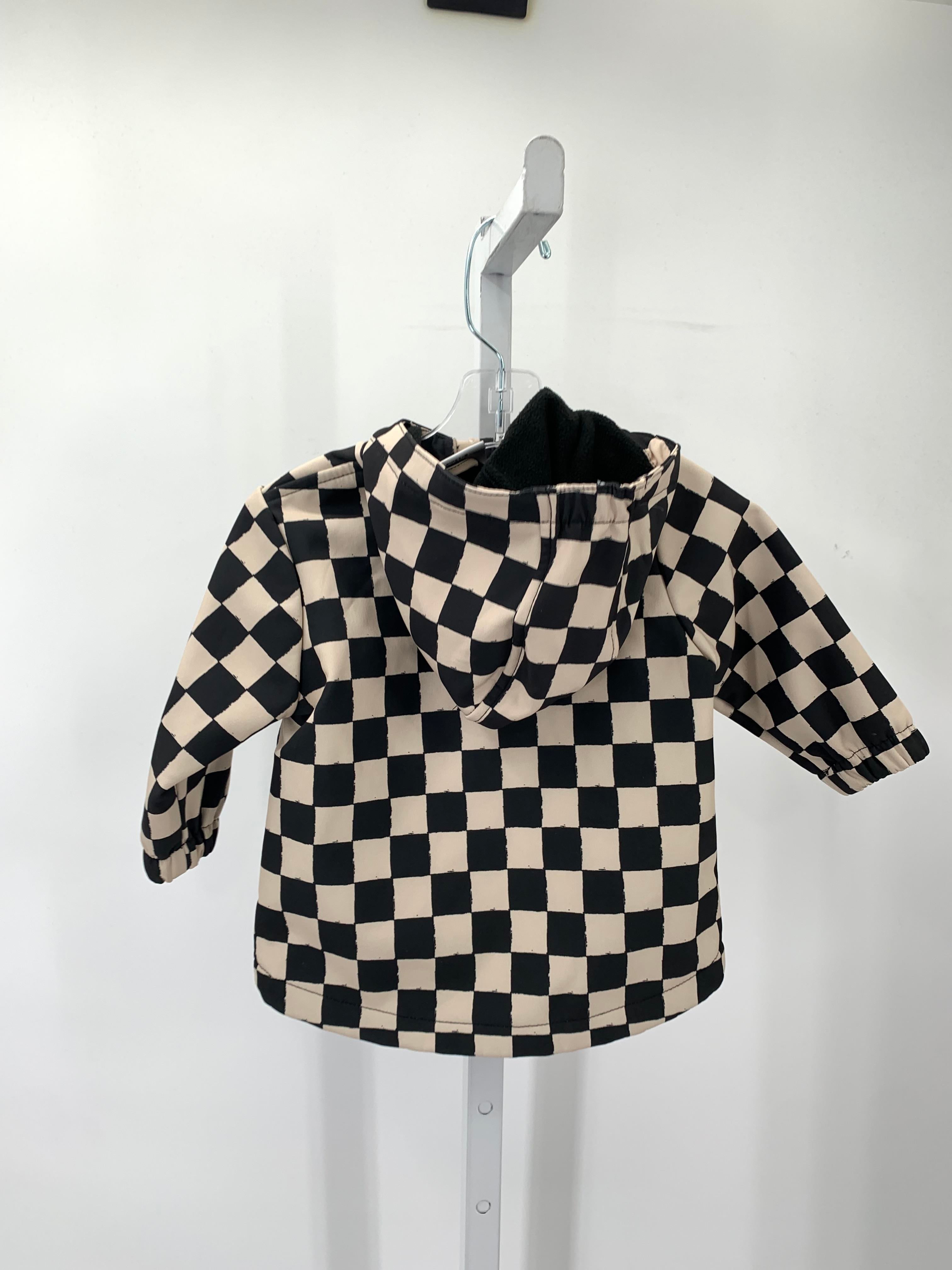 BLACK CHECKERED HOODED.