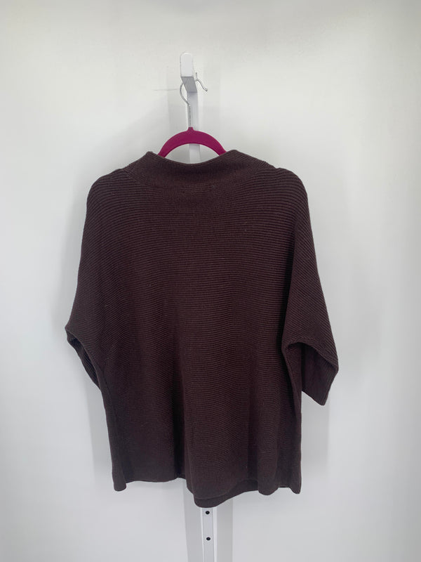 Lands End Size 1X Womens 3/4 Sleeve Sweater