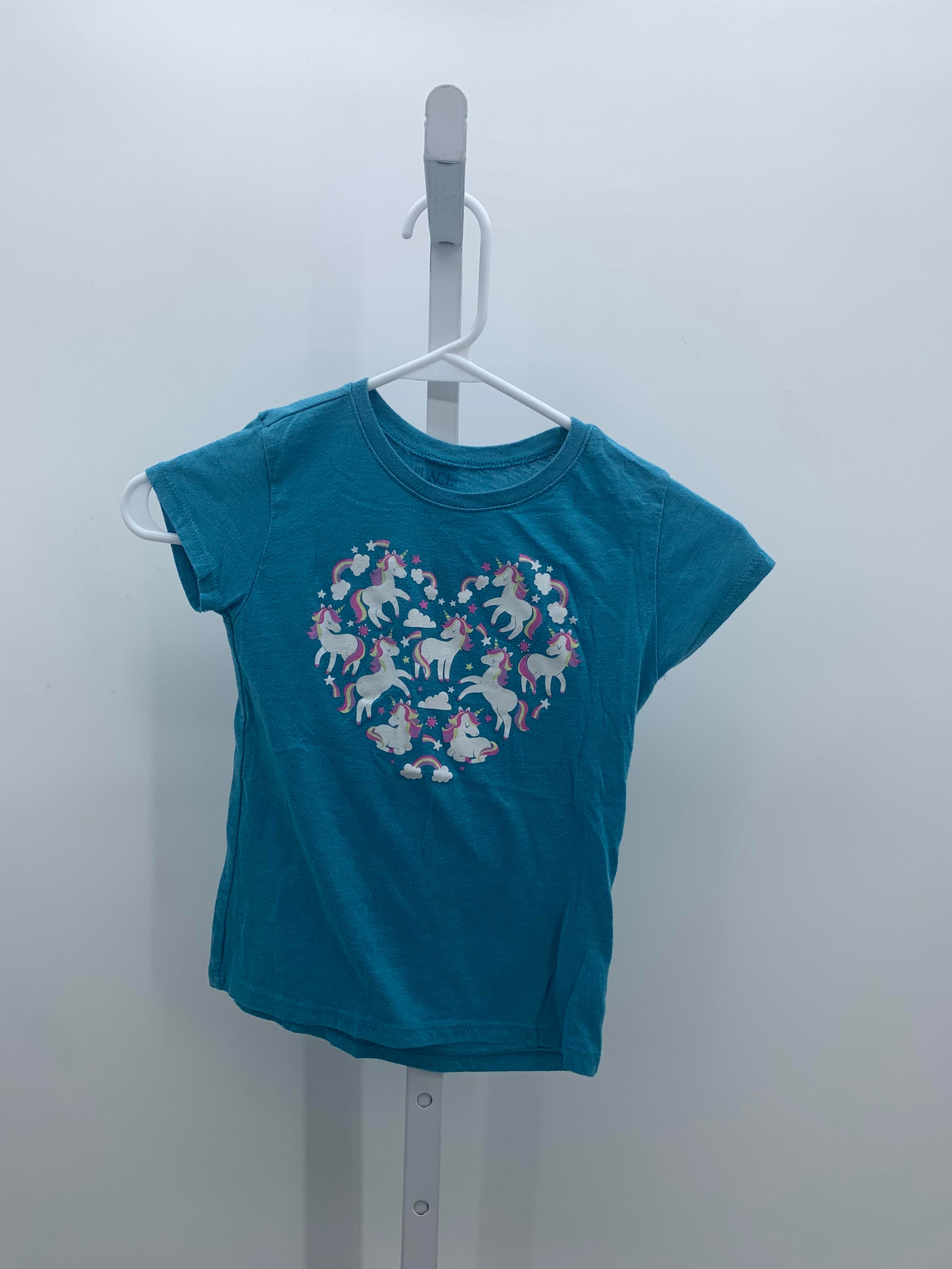 Children's Place Size 5-6 Girls Short Sleeve Shirt