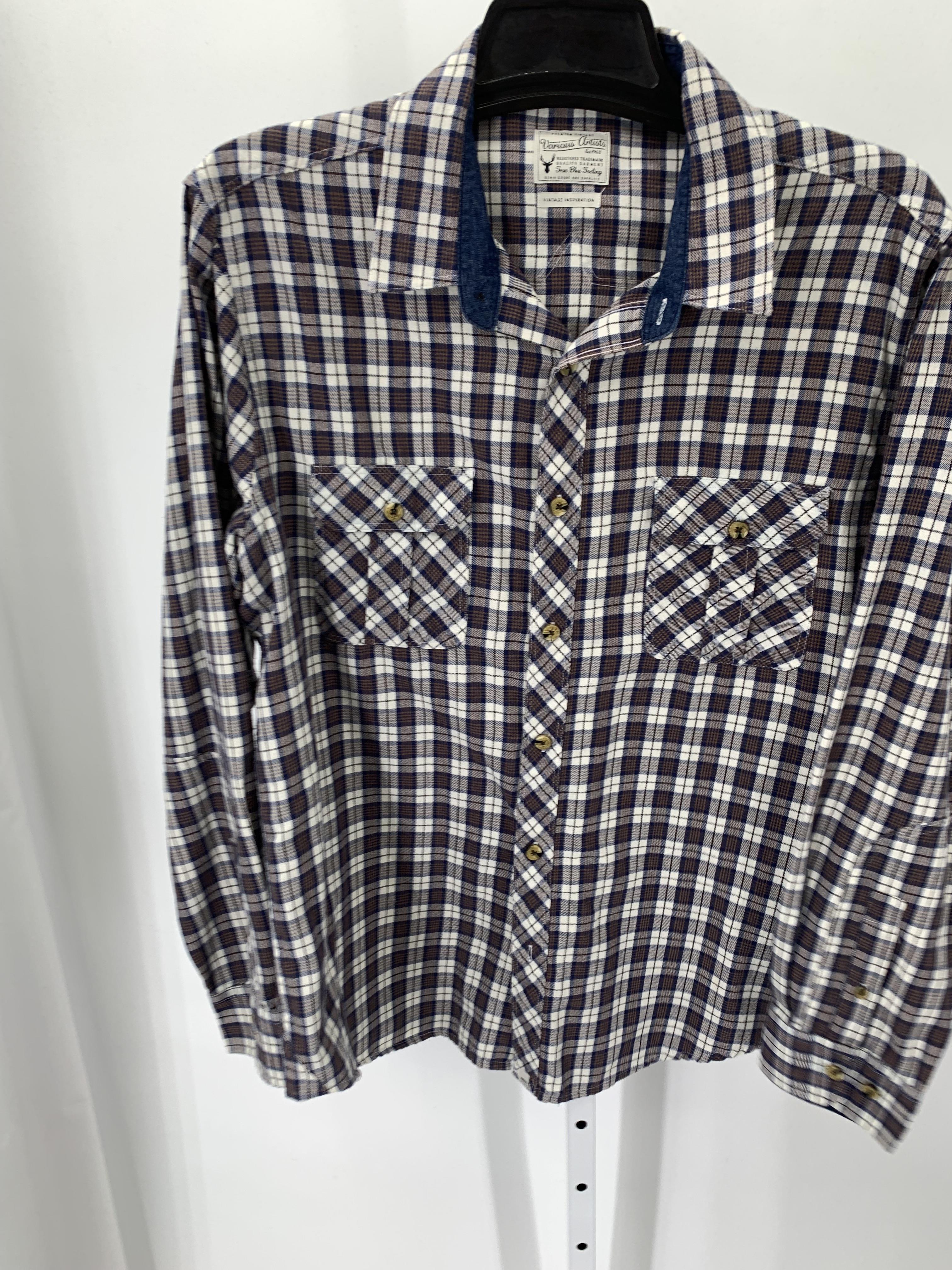 BROWN PLAID.