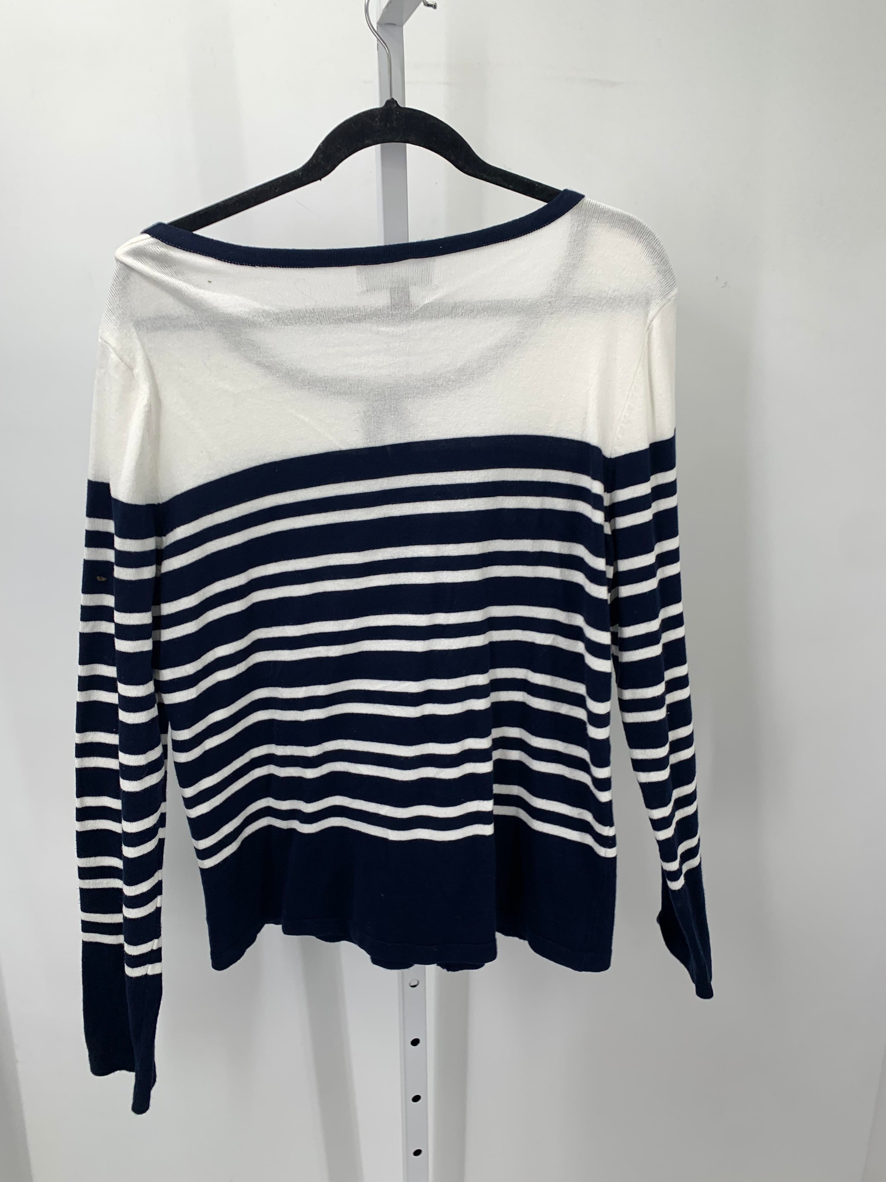 Karen Scott Size Extra Large Misses Long Slv Sweater