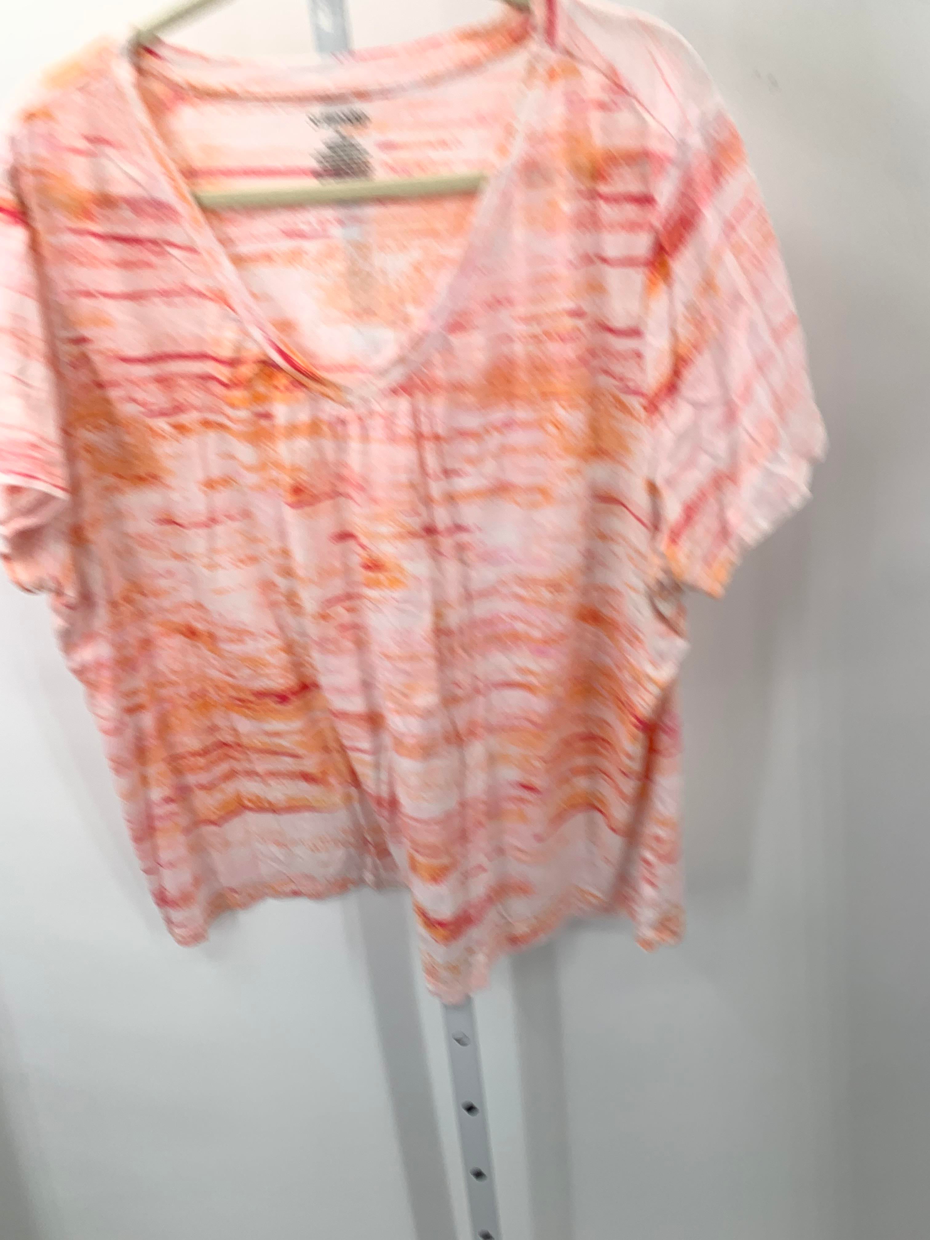 St. Johns Bay Size 3X Womens Short Sleeve Shirt