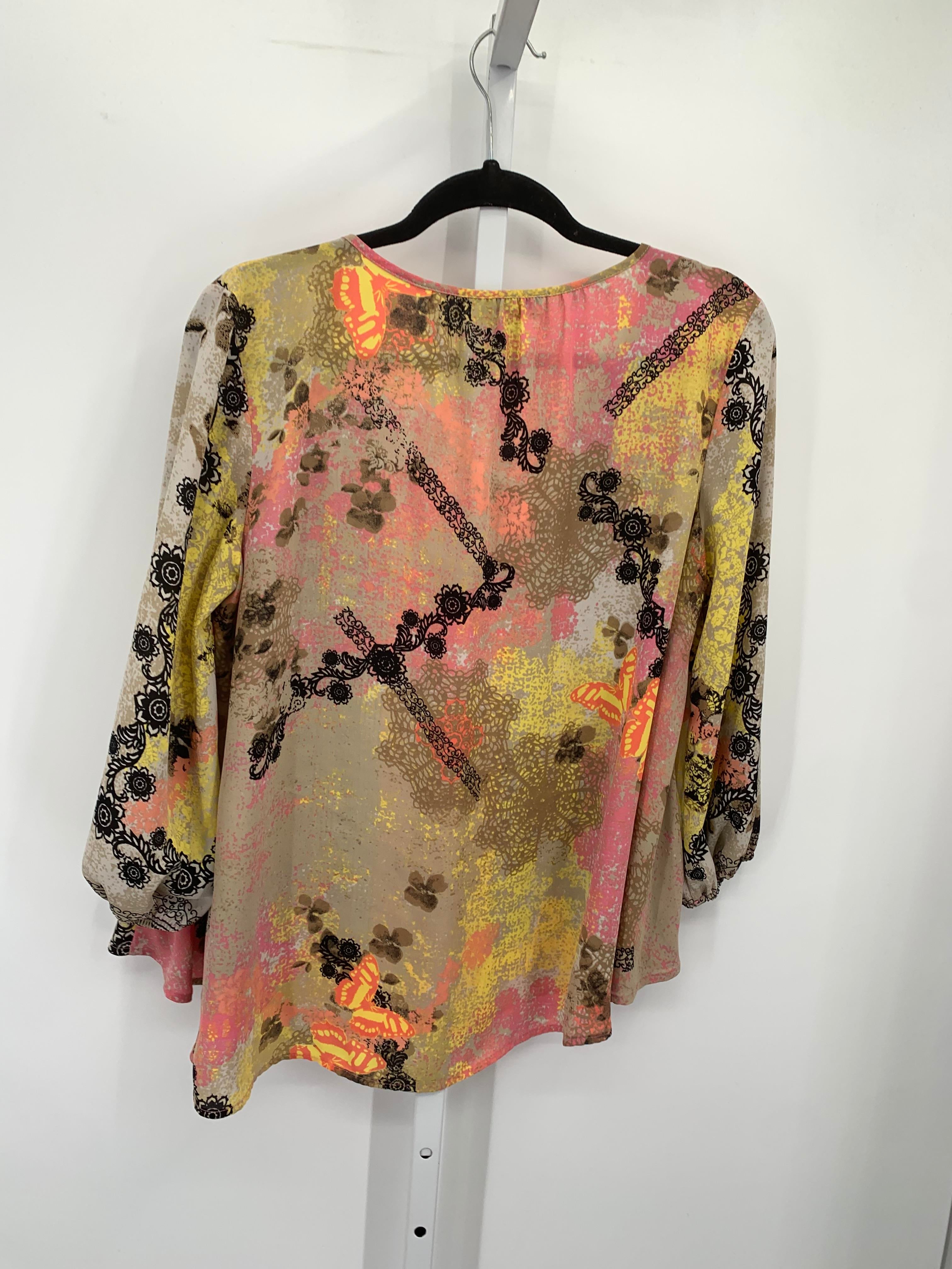 Style & Co. Size Small Misses 3/4 Sleeve Shirt