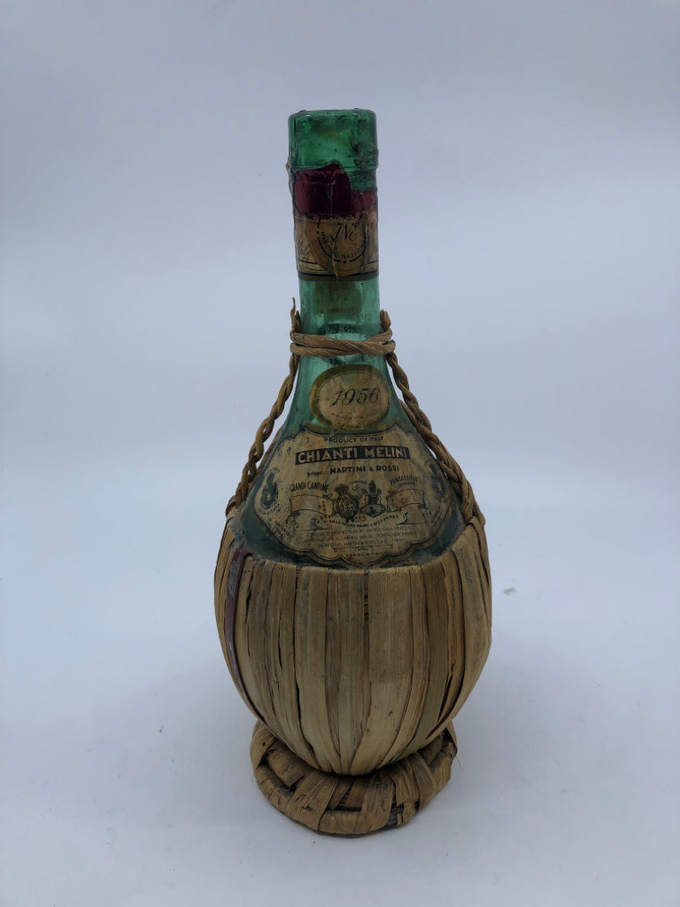 VTG TWINE WRAPPED BOTTLE.