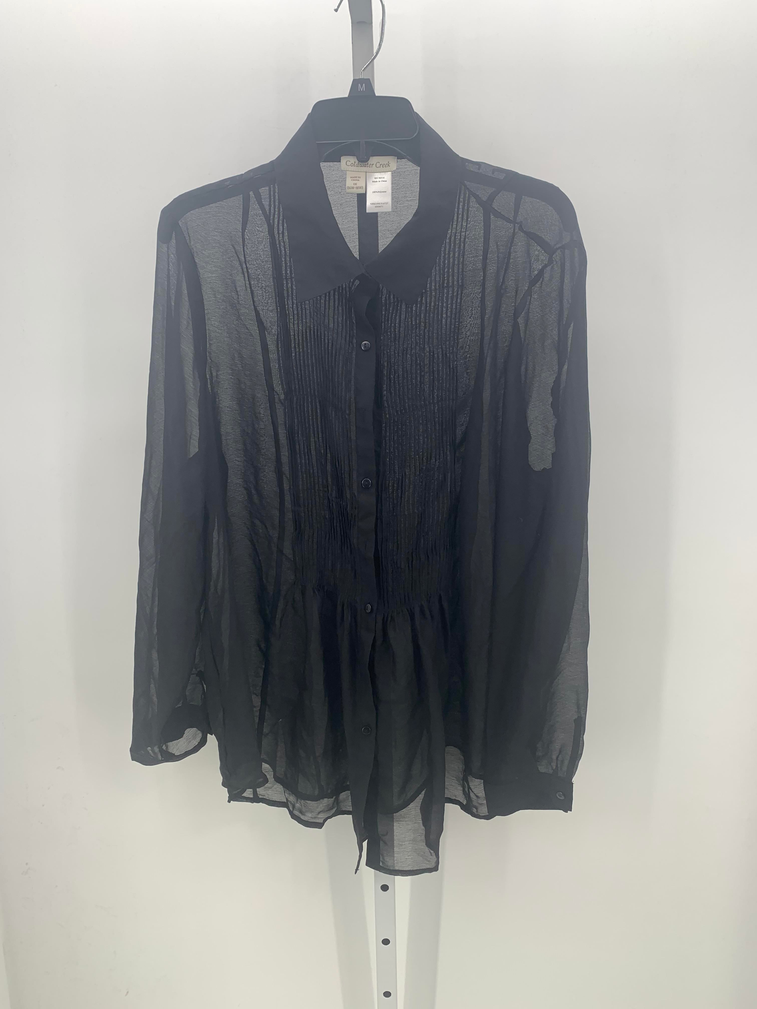 Coldwater Creek Size 1X Womens Long Sleeve Shirt