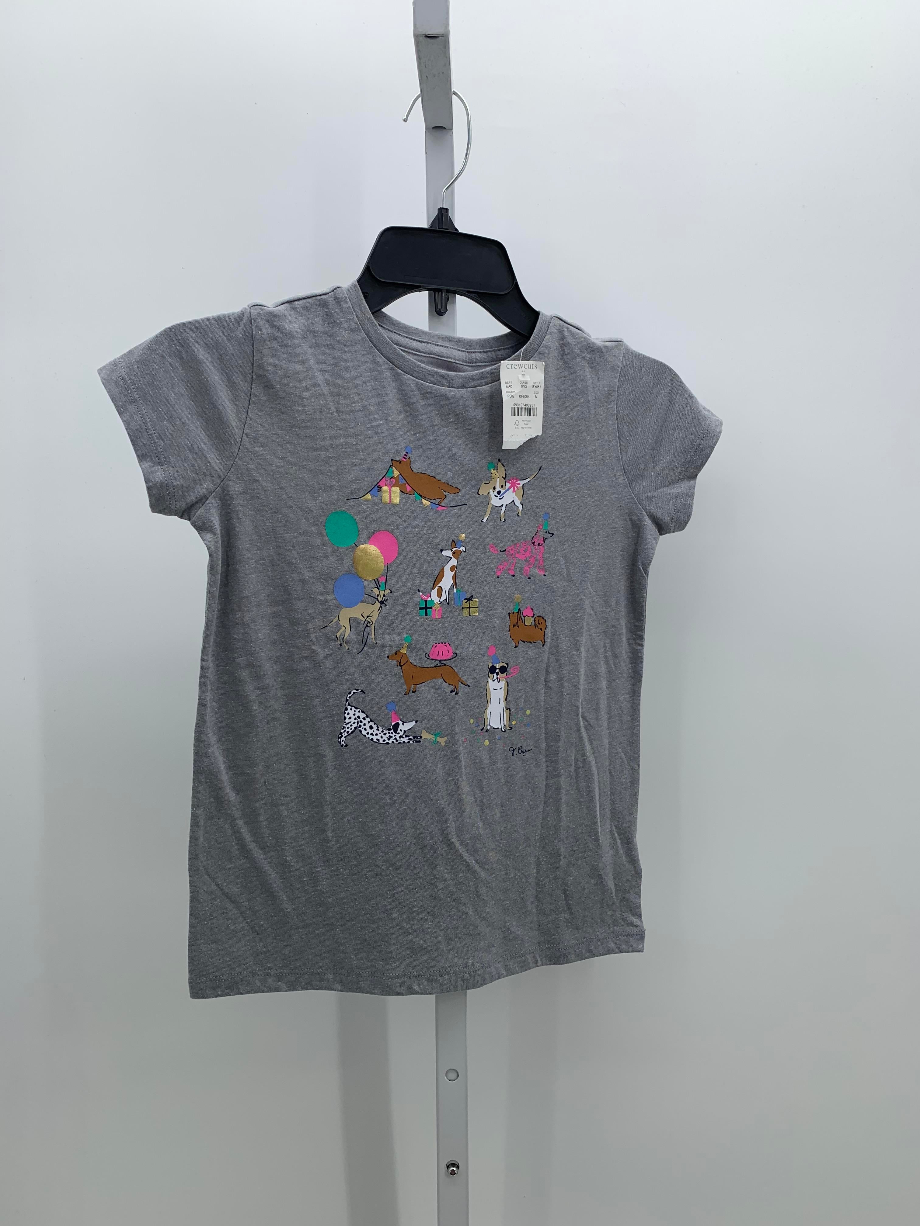 crewcuts Size 8-9 Girls Short Sleeve Shirt